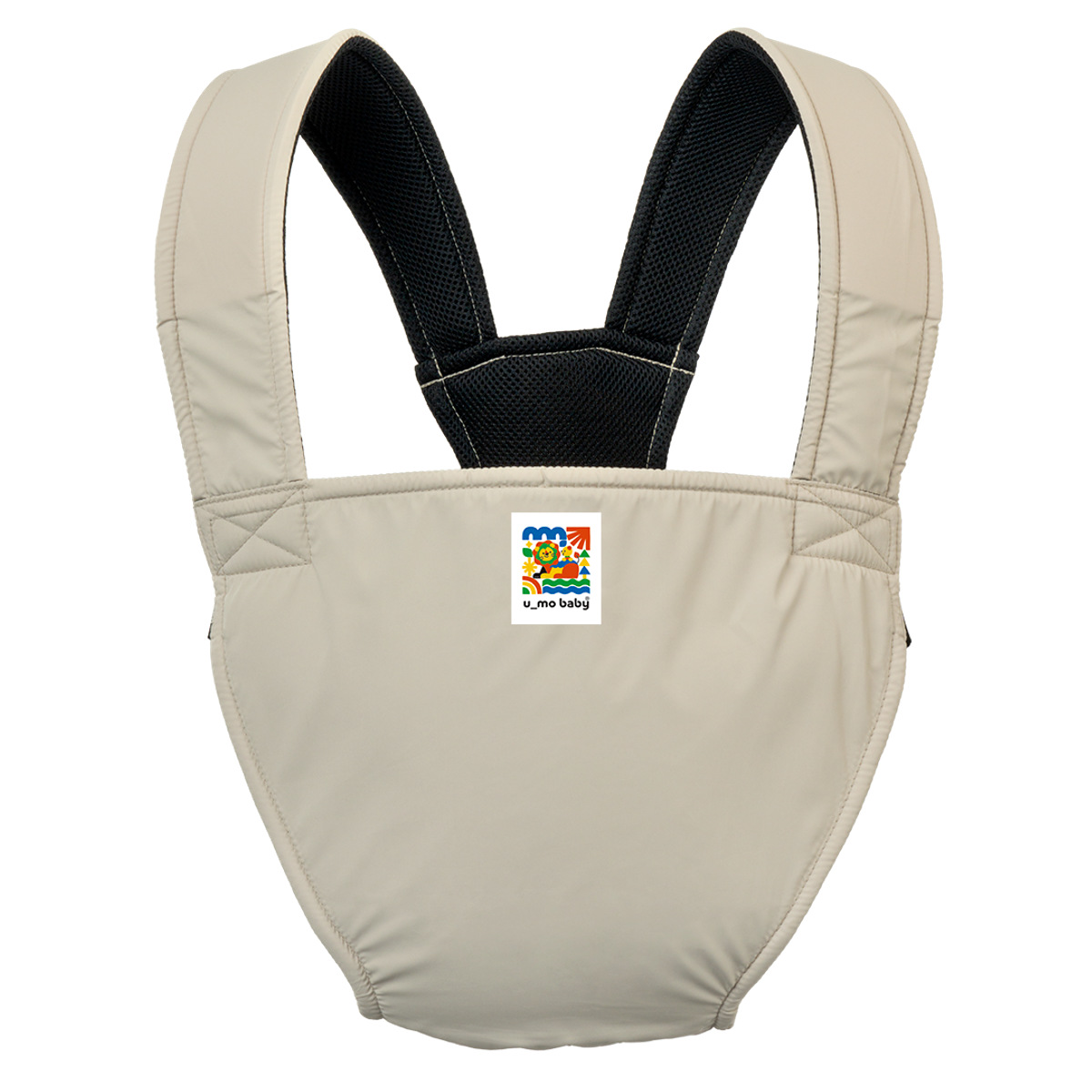 抱っこ紐 ユーモベビー 2WAY 新生児 日本製 ( 抱っこひも 簡易型 対面抱き 前向き抱き ベビーキャリア コンパクト 持ち運び 洗濯OK 撥水 メッシュ 通気性 赤ちゃん おでかけ おでかけグッズ ベビーキャリー 一人で装着 簡単 ) 【ネイビー】 ネイビー