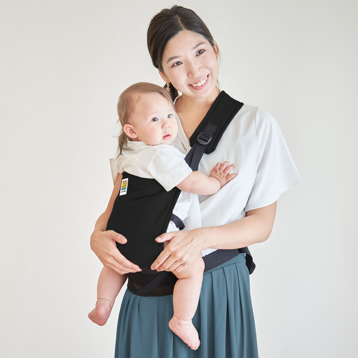 抱っこ紐 ユーモベビー サイドキャリー ちょい抱き 日本製 登園 ( 抱っこひも 腰抱き 簡易型 セカンド セカンド抱っこ紐 ベビーキャリア たすき掛け 一人で装着 簡単 持ち運び 赤ちゃん おでかけ おでかけグッズ ) 【ライトベージュ】 ライトベージュ