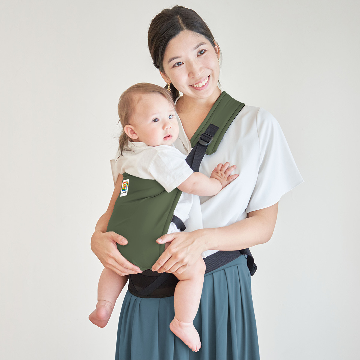 抱っこ紐 ユーモベビー サイドキャリー ちょい抱き 日本製 登園 ( 抱っこひも 腰抱き 簡易型 セカンド セカンド抱っこ紐 ベビーキャリア たすき掛け 一人で装着 簡単 持ち運び 赤ちゃん おでかけ おでかけグッズ ) 【ライトベージュ】 ライトベージュ