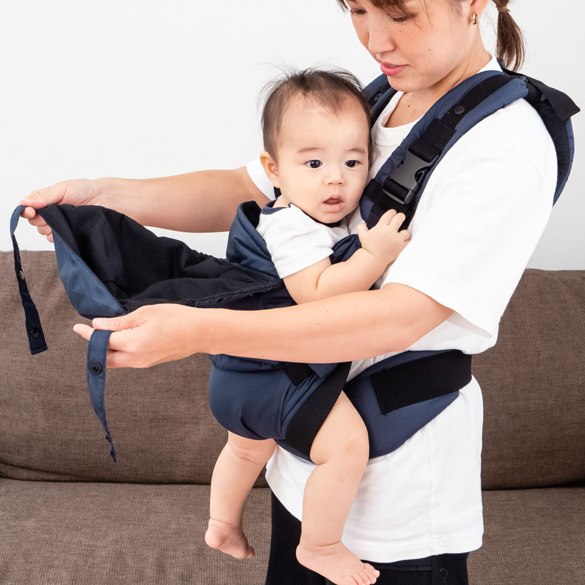 抱っこ紐 双子用 ツインズキャリー コネクト 日本製 ( 3WAY 抱っこひも おんぶ紐 ベビーキャリア 双子 ツインズ ふたご 年子 2人同時 抱っこ 対面抱き おんぶ ふたり 2人 持ち運び 赤ちゃん おでかけ おでかけグッズ )