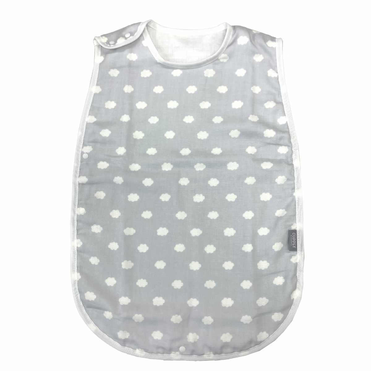 スリーパー ベビー おくるみ ダブルガーゼスリーパー 日本製 ( 夏用 ガーゼ 綿100% ベスト 寝冷え防止 綿 コットン 2重ガーゼ 赤ちゃん キッズ プレゼント 出産祝い かわいい ベビースリーパー お昼寝 新生児 着脱簡単 ベビー用品 ) 【グレークラウド】 グレークラウド