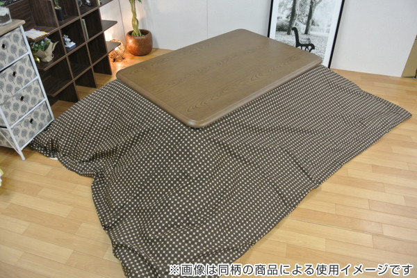 こたつ布団 厚掛け 210×280cm 長方形 日本製 綿100％ 消臭 こたつ 布団 （ コタツ布団 こたつ掛け布団 こたつふとん 炬燵 コタツ  抗菌 厚手 柄 大きい おしゃれ 国産 あったかい キルティング 厚掛け布団 大判 ） 【 マーブルブラウン 】