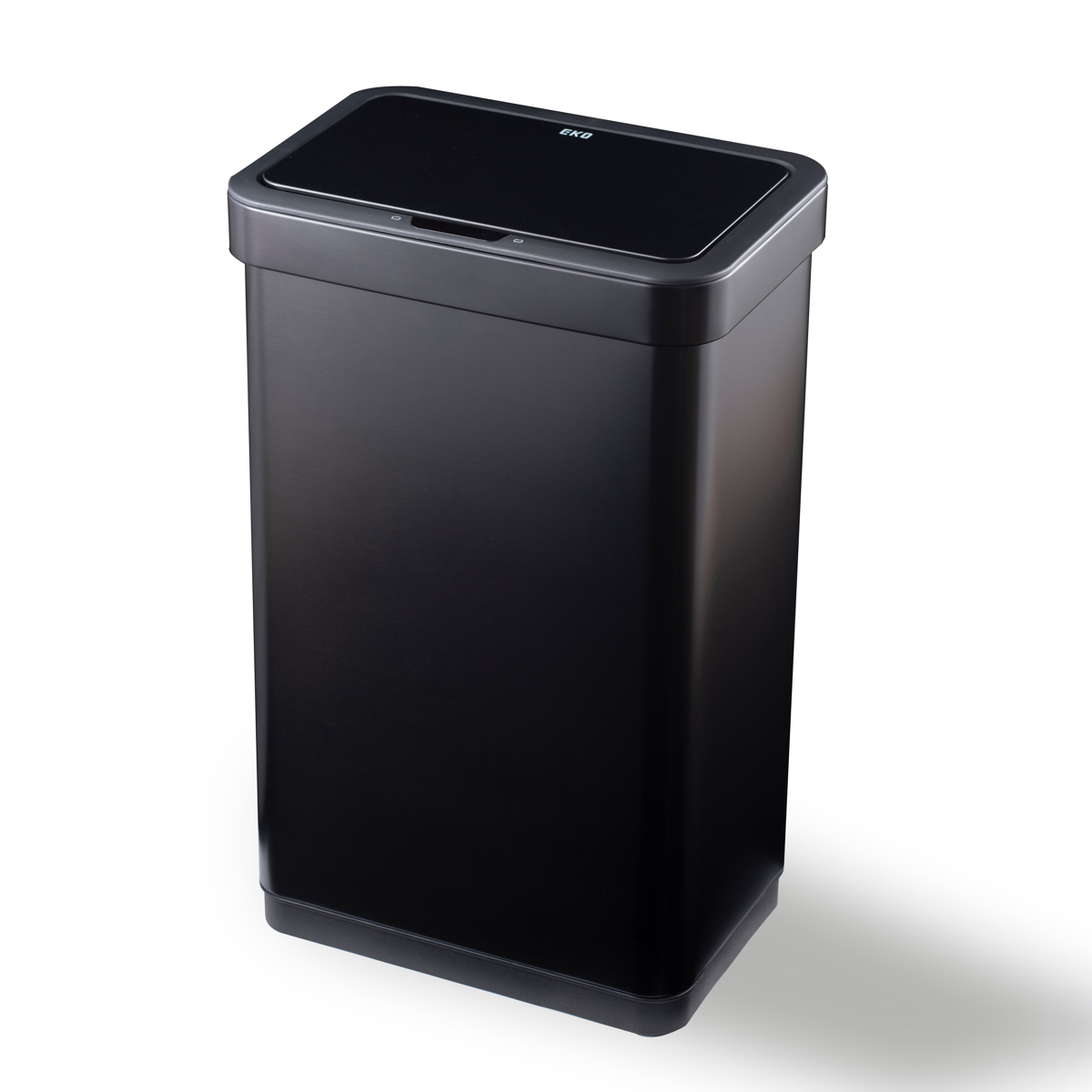 EKO ゴミ箱 50L エコノヴァセンサービン センサー式 ( イーケーオー ごみ箱 50リットル 自動開閉 スリム 大容量 センサー 一年保証付き 大きい 大きめ 電池式 キッチン ふた付き 分別 ) 【ブラック】 ブラック