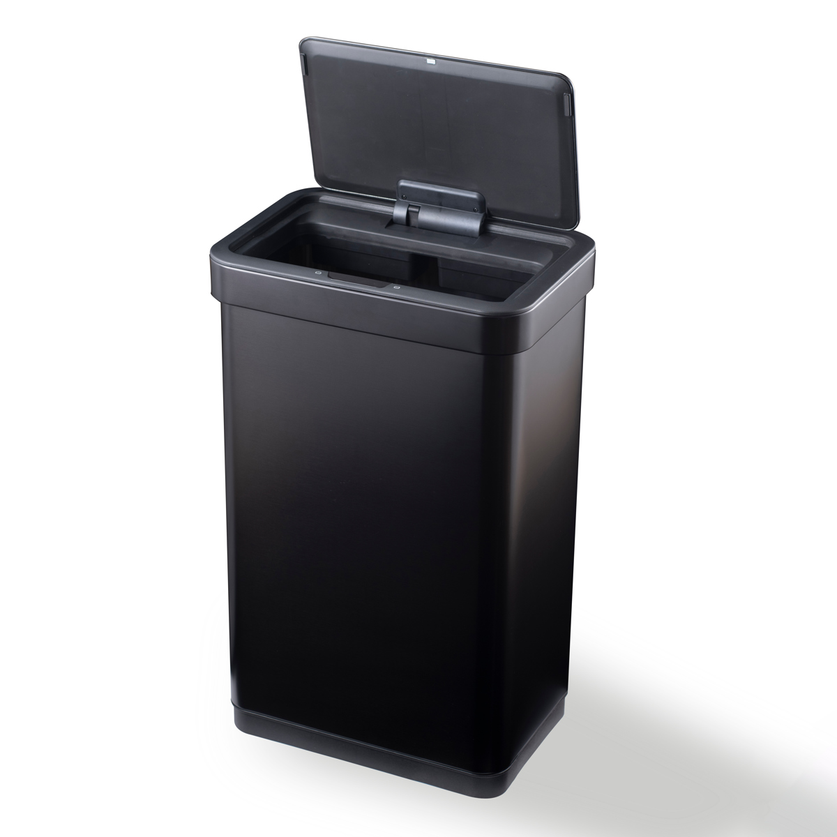 EKO ゴミ箱 50L エコノヴァセンサービン センサー式 ( イーケーオー ごみ箱 50リットル 自動開閉 スリム 大容量 センサー 一年保証付き 大きい 大きめ 電池式 キッチン ふた付き 分別 ) 【ブラック】 ブラック