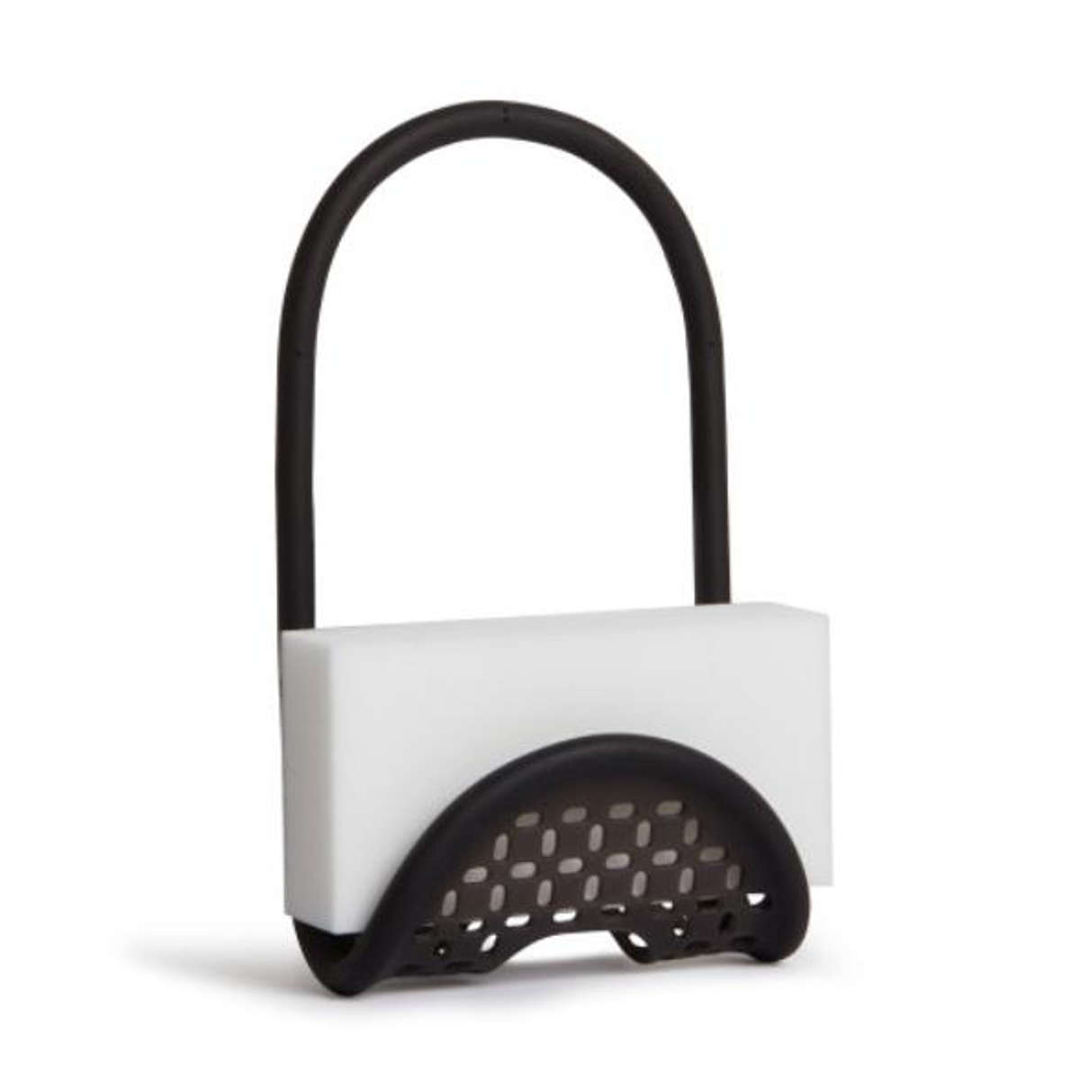 スポンジラック Umbra アンブラ スリング シンクキャディー ブラシ スポンジ置き 排水穴付き ( スポンジホルダー スポンジ入れ ブラシホルダー ブラシラック スポンジ収納 シンク用品 シンク周り 水周り用品 水まわり用品 ) 【ホワイト】 ホワイト