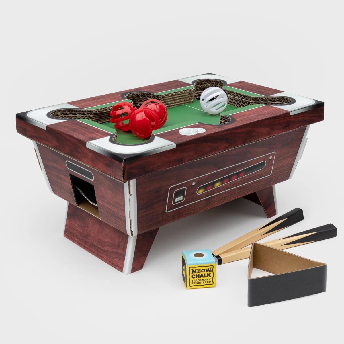 おもちゃ 猫 SUCK UK キャットトイ ビリヤード ( 猫用おもちゃ ボールおもちゃ 猫用 ペット用 ペットおもちゃ 遊び 運動不足 ペットトイ ボール トンネル 転がる 音がなる 運動 室内遊び ストレス発散 ペット用品 )