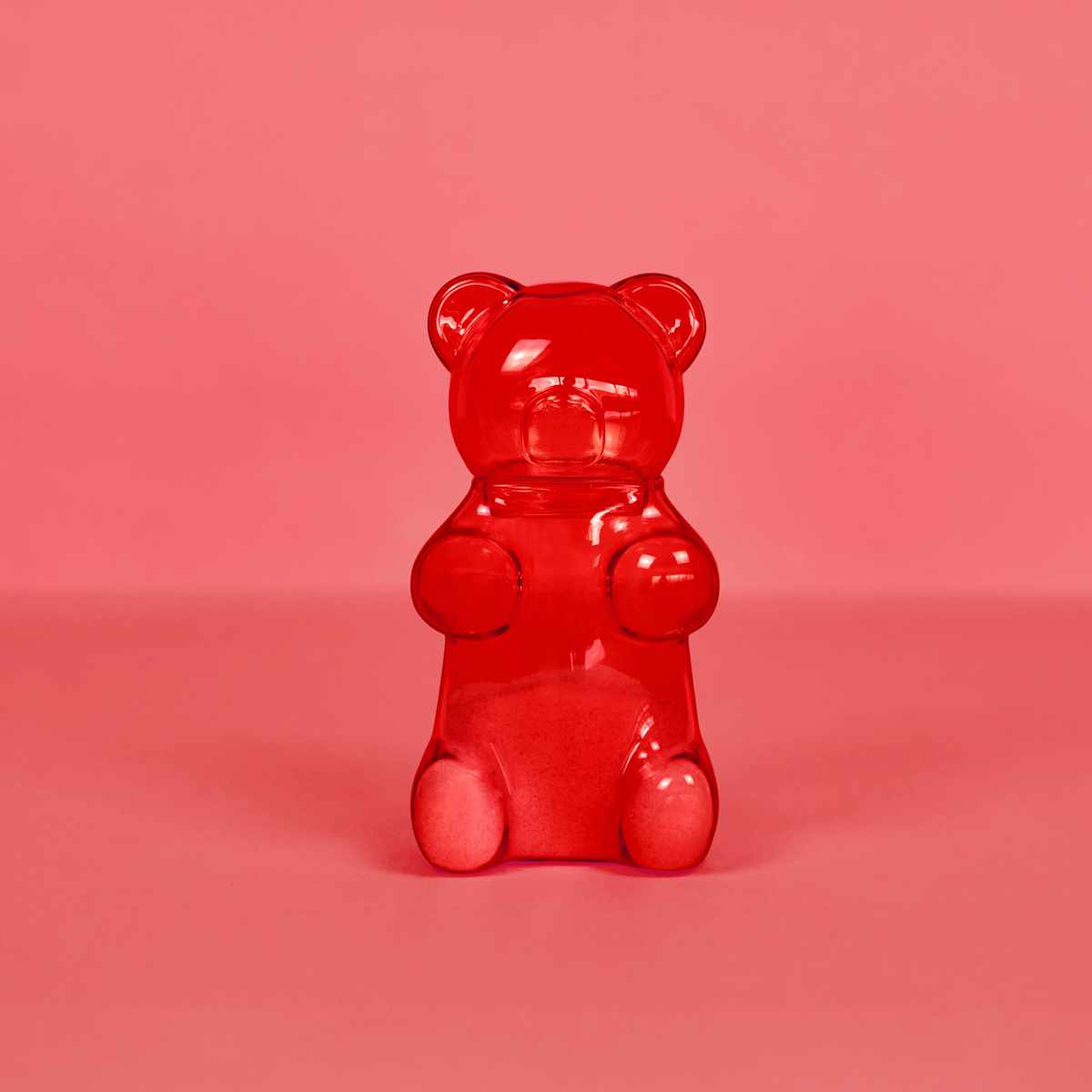 調味料入れ balvi シュガーポット グミベア ( ガラス 調味料ポット 砂糖入れ 容器 卓上 ティウェア 砂糖 シュガー おしゃれ かわいい くま型 クマ ベア )