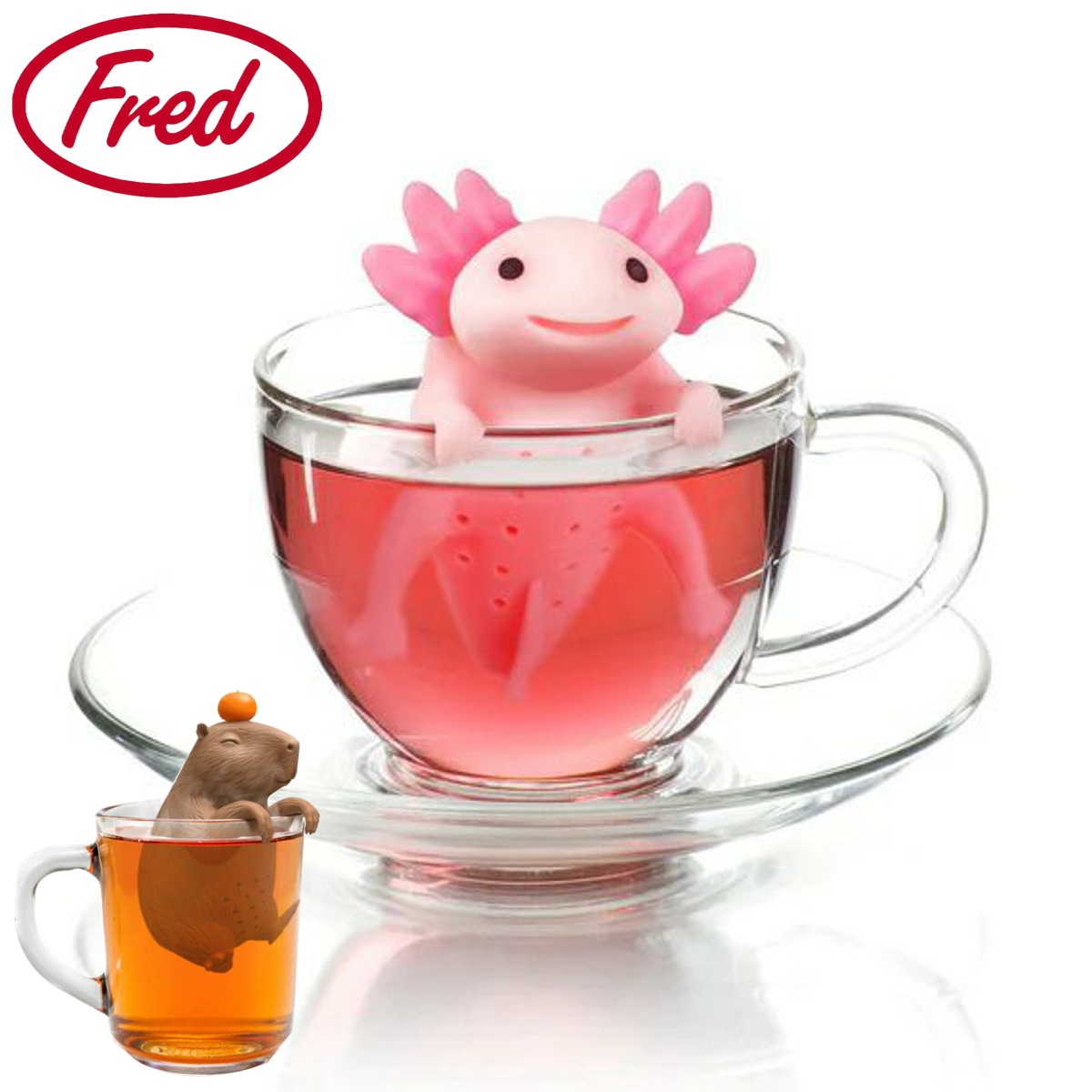 Fred ティーインフューザー 茶こし オシャレ （ フレッド 茶こし器 茶葉用 ストレーナー 茶葉 紅茶 ティー かわいい おしゃれ ユニーク ） 【カピバラ】