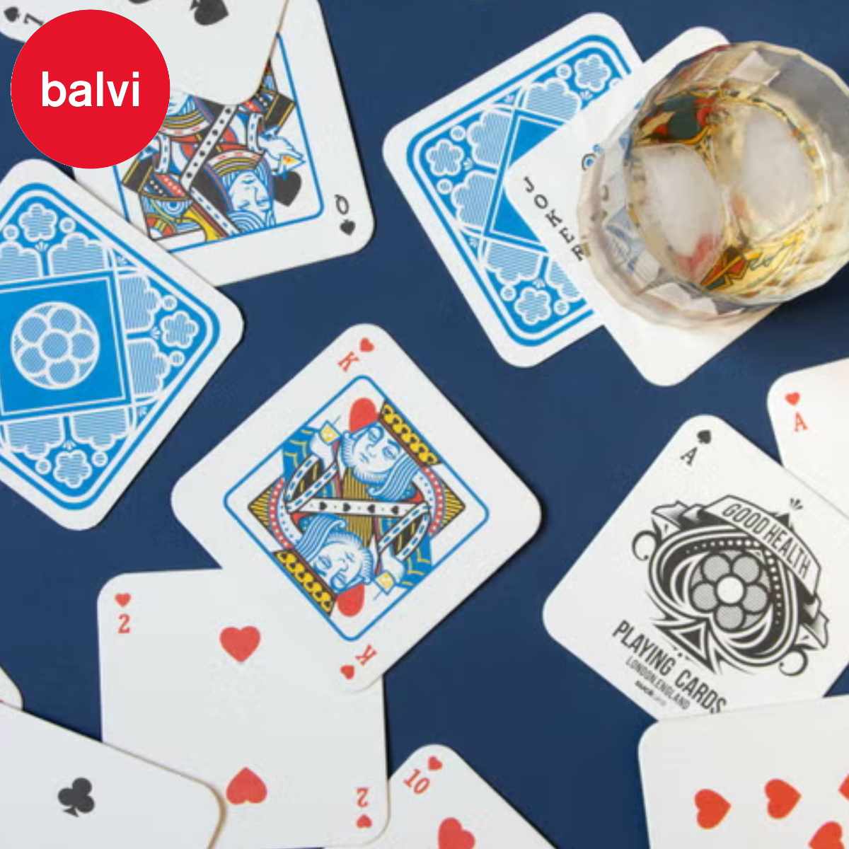 SUCK UK コースター トランプ 54個入り ( サックユーケー 紙 カード マット グラスマット キッチン雑貨 インテリア かわいい おしゃれ ユニーク 大容量 テーブルコーディネート )