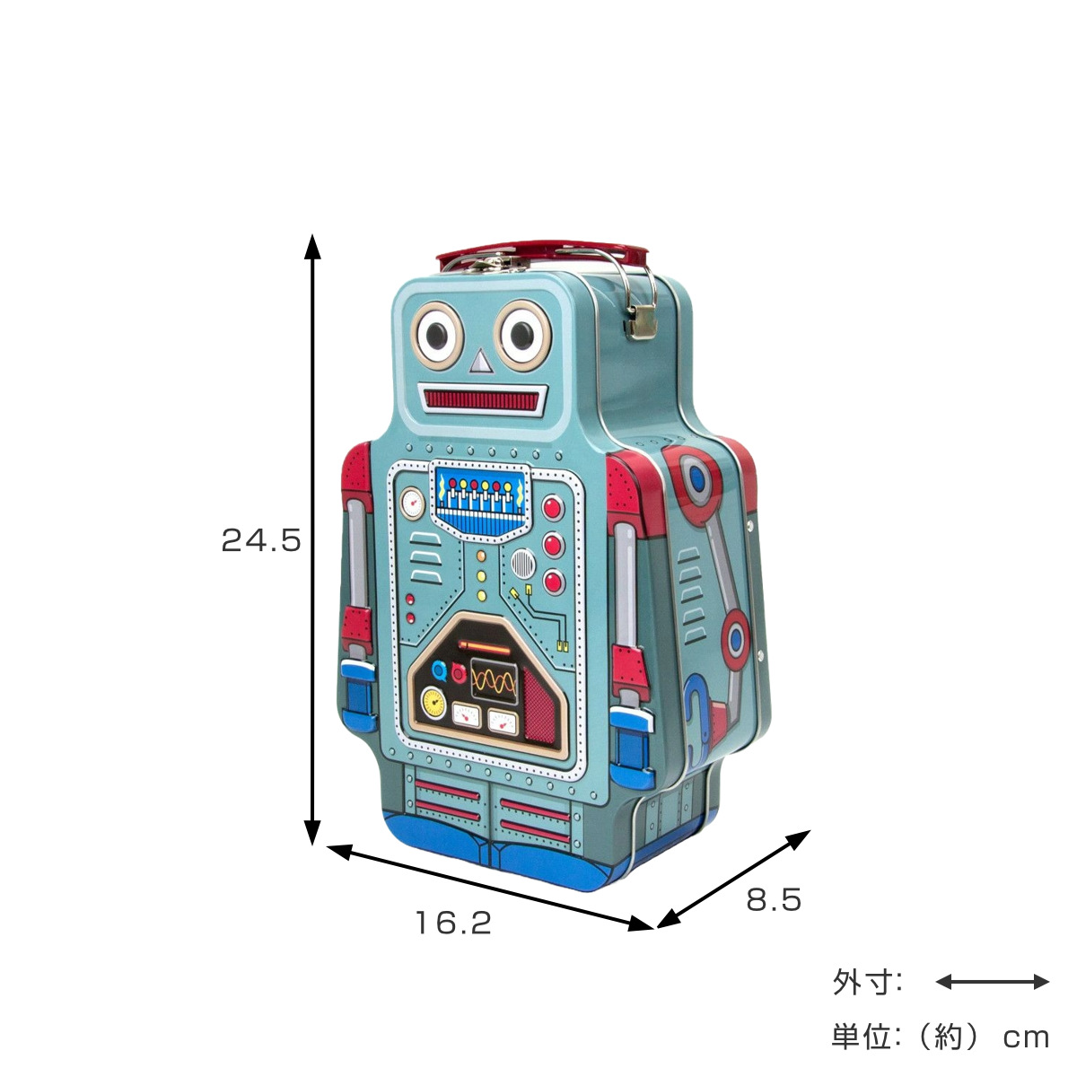 収納ケース SUCK UK オーガナイザー プレゼント オシャレ ( サックユーケー ロボット型 フードトラック型 小物入れ インテリア 雑貨 子ども 収納 デザイン おもちゃ収納 飾る オブジェ グッズ 景品 ギフト ) 【ロボット】 ロボット