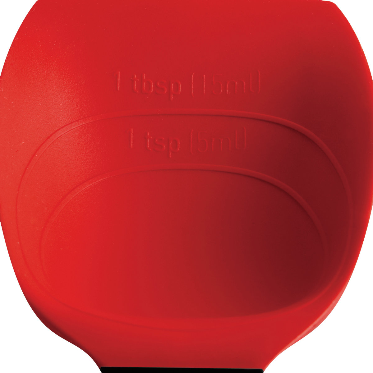 シリコーンスプーン dreamfarm Supoon ( 調理スプーン 計量スプーン メジャースプーン 大さじ 小さじ ソース メモリ付き 先端が浮く 便利 キッチンツール シリコン製 ) 【ブラック】 ブラック