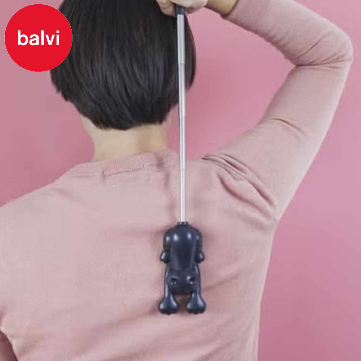 balvi 背中かき棒 猫の手 バックスクラッチャー キャット 孫の手 （ バルビ 伸縮式 まごの手 背中かき 伸びる 猫 ねこ ネコ かわいい 背中 マッサージ おじいちゃん お父さん 敬老の日 プレゼント ）