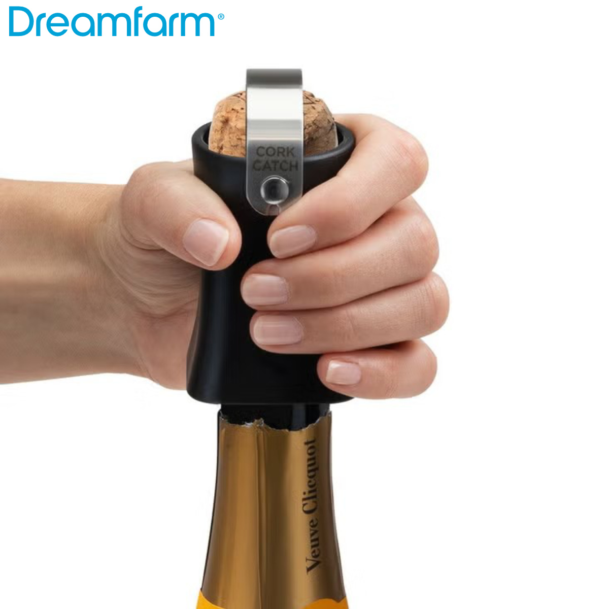 Dreamfarm シャンパンオープナー Champop ( ドリームファーム シャンポップ コルク 栓抜き オープナー コルク抜き ワイン シャンパン ボトルオープナー コルクキャッチ コルク飛ばし おしゃれ 便利グッズ )