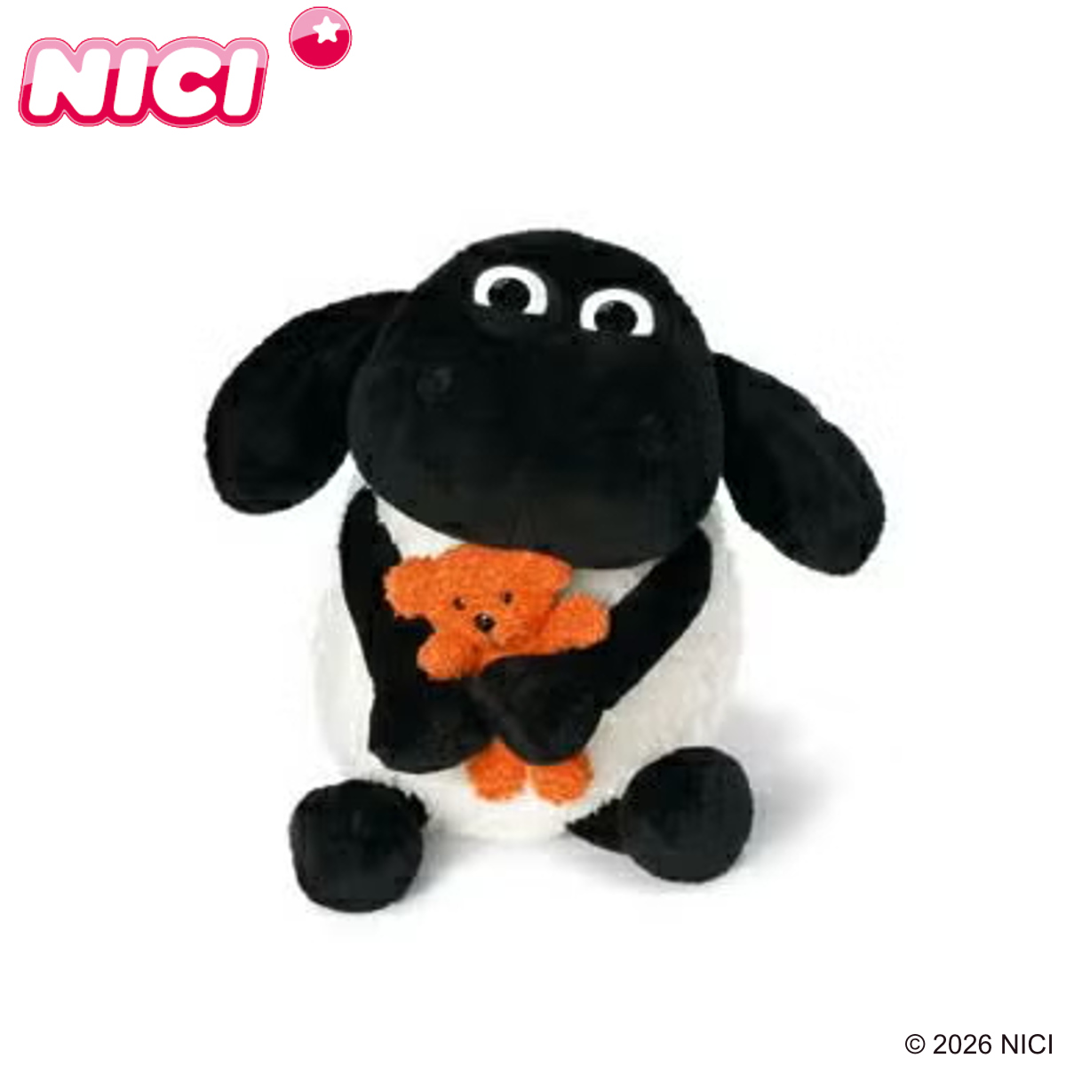 NICI ティミー＆ベア クラシック 25cm ぬいぐるみ ひつじのショーン （ ニキ ヌイグルミ ティミー ベア ふわふわ 動物 ひつじ 羊 雑貨 インテリア アニマル プレゼント かわいい 人形 おもちゃ 玩具 癒しグッズ ）