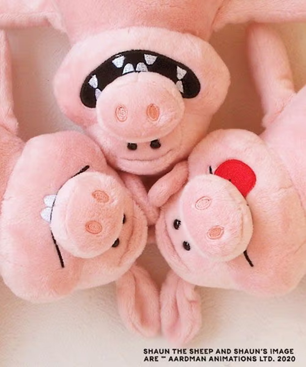 NICI イタズラブタ クラシック 25cm ぬいぐるみ ひつじのショーン ( ニキ ヌイグルミ ぶた ふわふわ アニマル グッズ かわいい キャラクター もこもこ 縫いぐるみ 人形 ぬい撮り おもちゃ 玩具 子ども 女の子 男の子 プレゼント ) 【smile】 smile