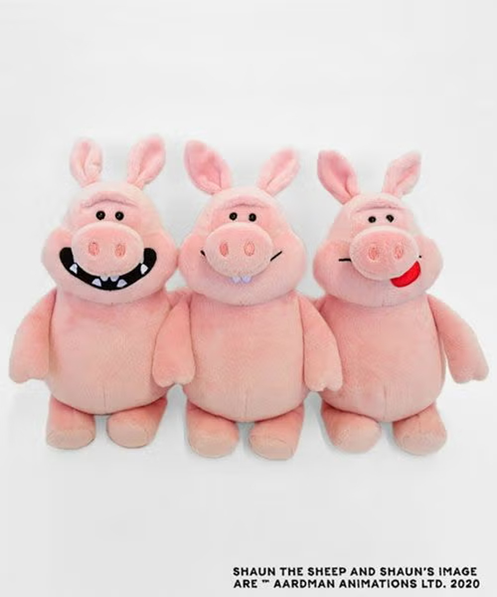 NICI イタズラブタ クラシック 25cm ぬいぐるみ ひつじのショーン ( ニキ ヌイグルミ ぶた ふわふわ アニマル グッズ かわいい キャラクター もこもこ 縫いぐるみ 人形 ぬい撮り おもちゃ 玩具 子ども 女の子 男の子 プレゼント ) 【smile】 smile