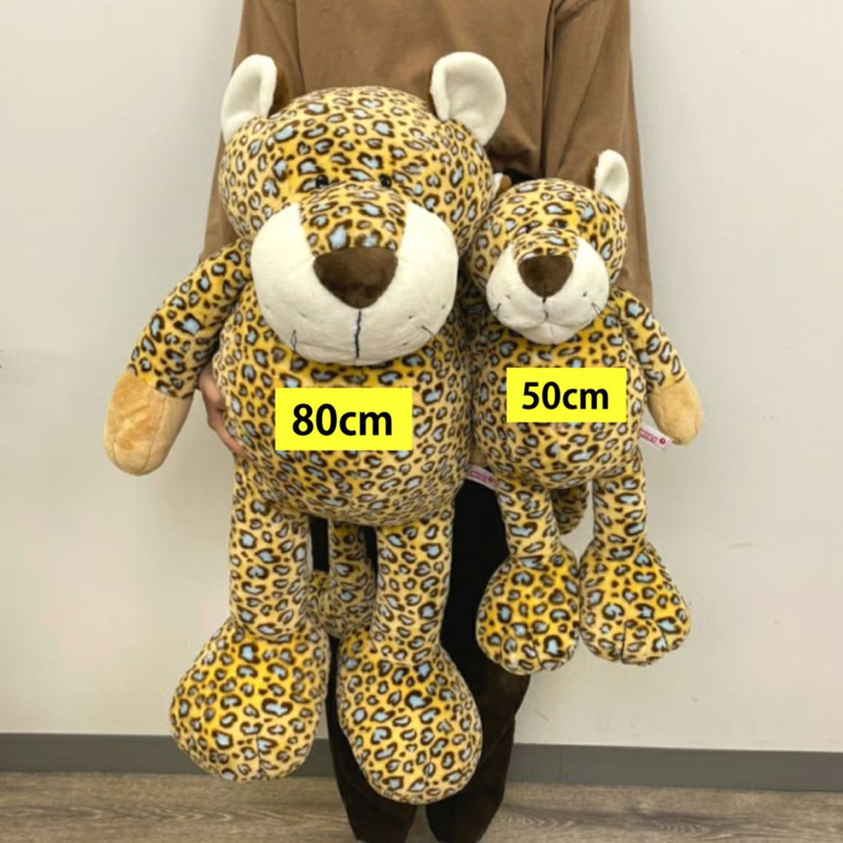 NICI ワイルドフレンズ クラシック 80cm ぬいぐるみ 動物 ( ニキ ヌイグルミ 大きい ビッグサイズ ふわふわ もこもこ アニマル グッズ かわいい 縫いぐるみ 人形 ぬい撮り インテリア 雑貨 子ども キッズ 女の子 男の子 プレゼント ) 【レパード】 レパード
