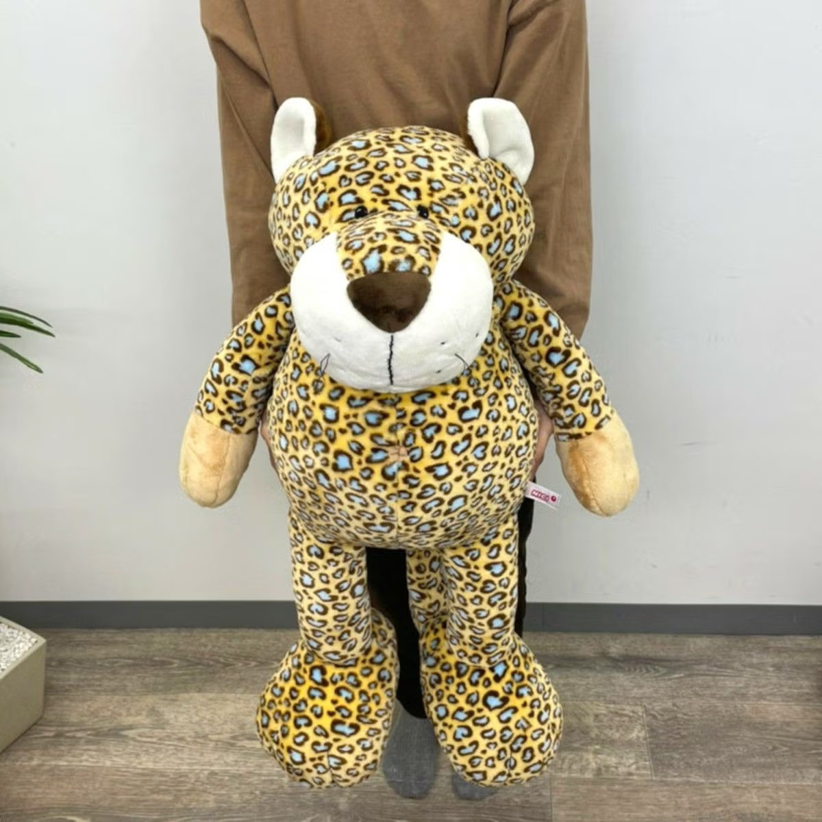 NICI ワイルドフレンズ クラシック 80cm ぬいぐるみ 動物 ( ニキ ヌイグルミ 大きい ビッグサイズ ふわふわ もこもこ アニマル グッズ かわいい 縫いぐるみ 人形 ぬい撮り インテリア 雑貨 子ども キッズ 女の子 男の子 プレゼント ) 【レパード】 レパード