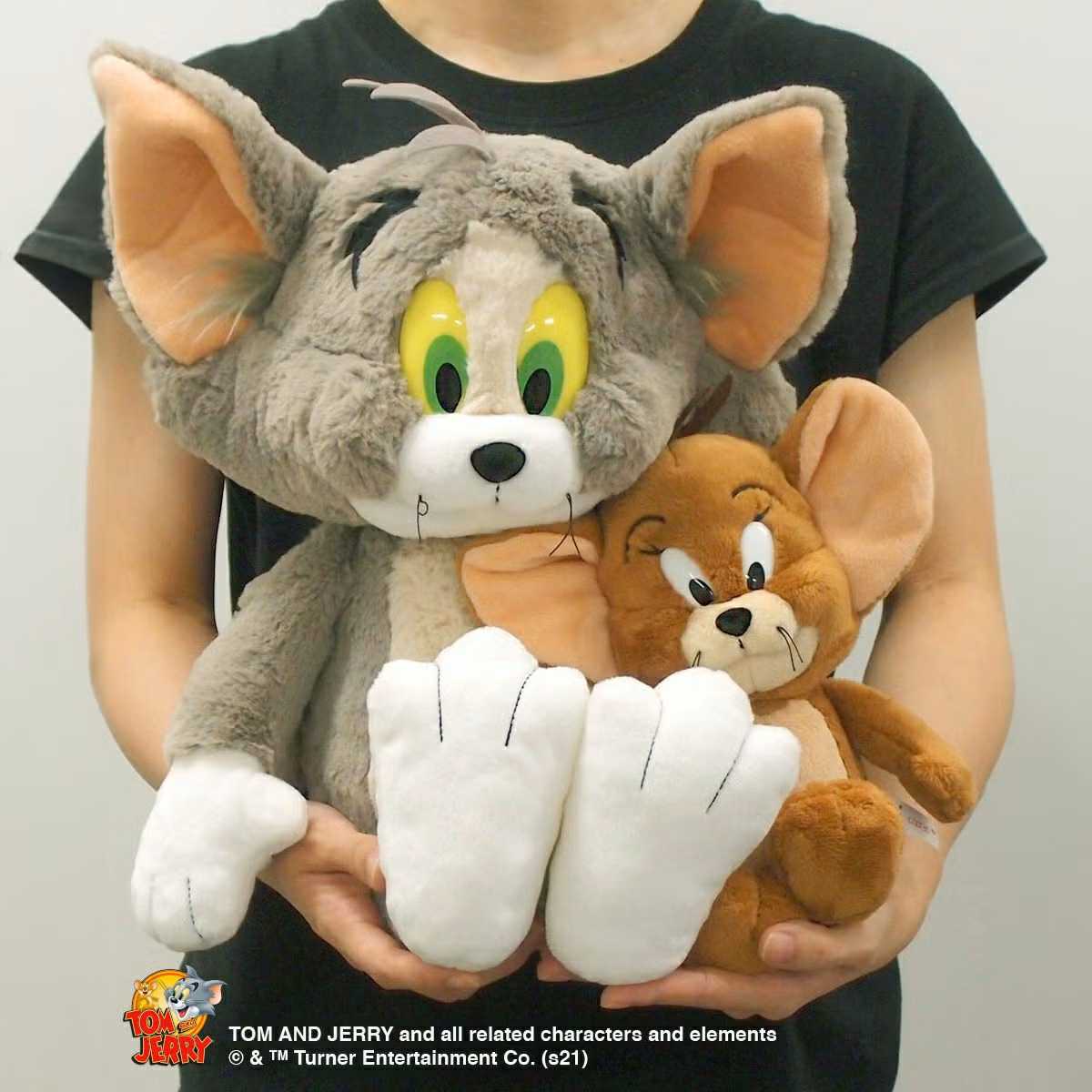 NICI トムとジェリー トム クラシック 50cm ぬいぐるみ ( ニキ ヌイグルミ ふわふわ アニマル グッズ かわいい キャラクター トムジェリ お座りタイプ もこもこ 縫いぐるみ 人形 ぬい撮り おもちゃ 玩具 子ども プレゼント )