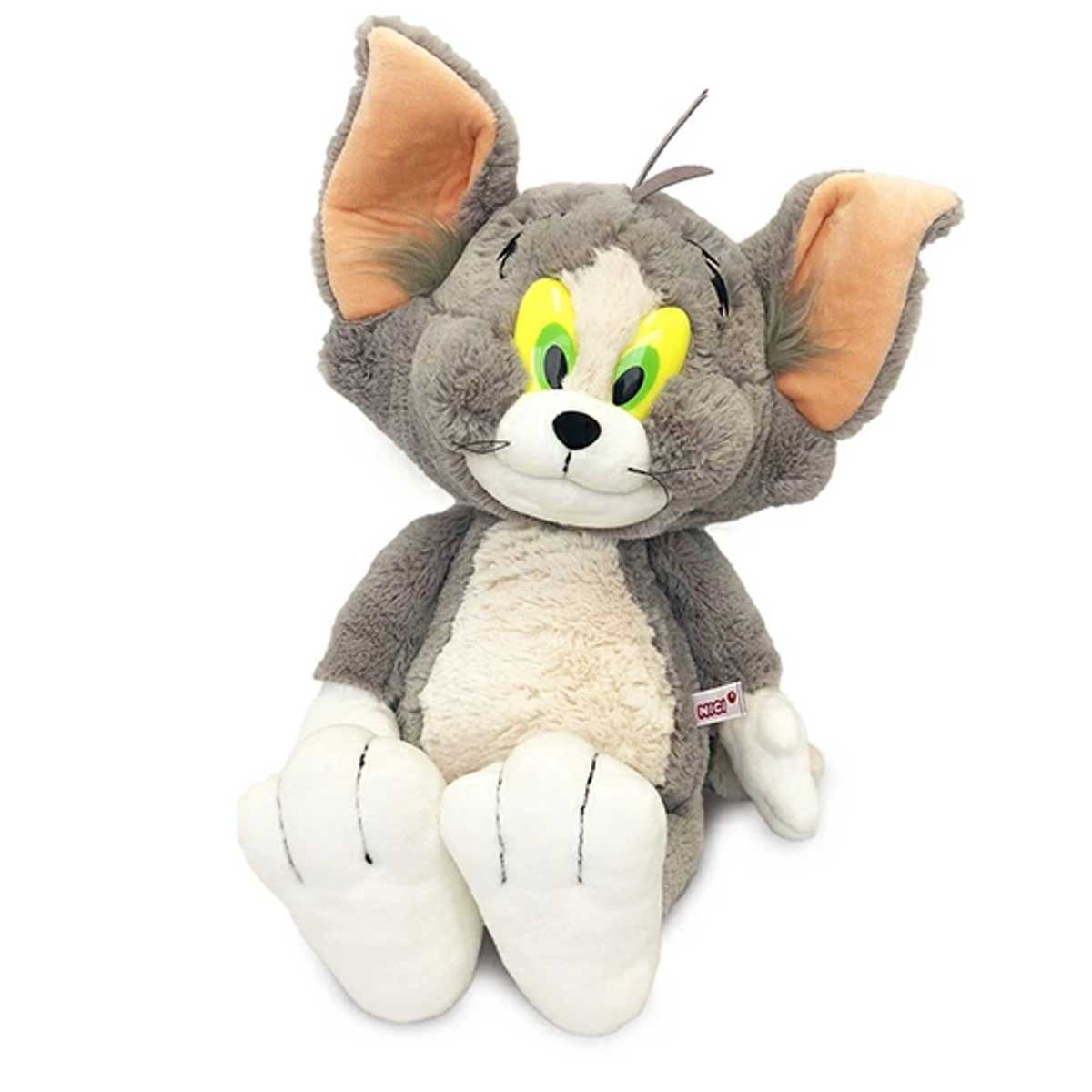 NICI トムとジェリー トム クラシック 50cm ぬいぐるみ ( ニキ ヌイグルミ ふわふわ アニマル グッズ かわいい キャラクター トムジェリ お座りタイプ もこもこ 縫いぐるみ 人形 ぬい撮り おもちゃ 玩具 子ども プレゼント )