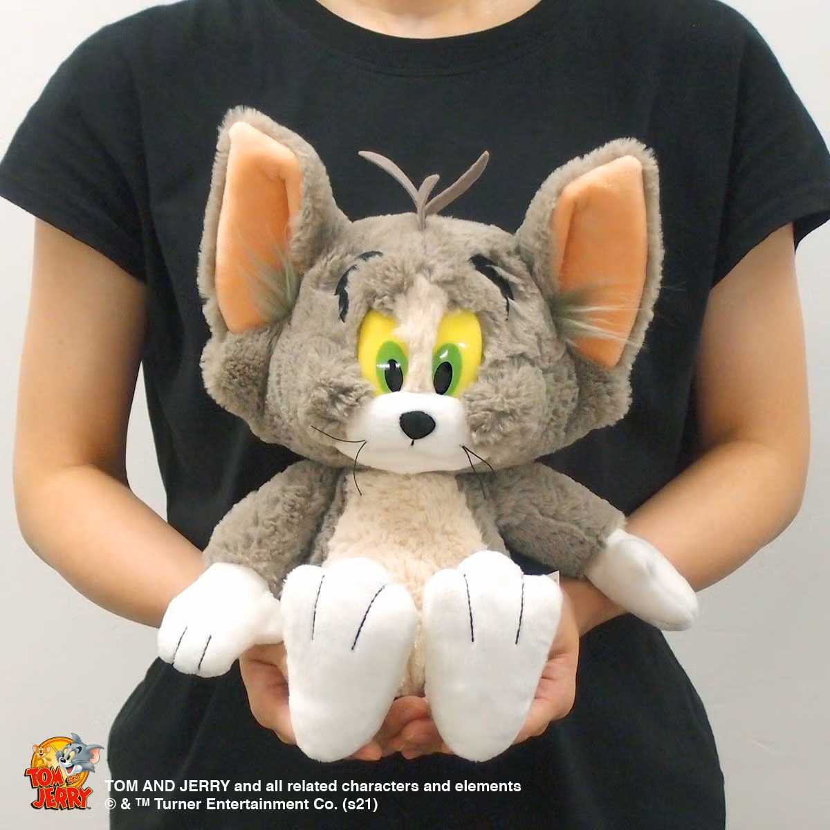 NICI トムとジェリー トム クラシック 35cm ぬいぐるみ ( ニキ ヌイグルミ ふわふわ アニマル グッズ かわいい キャラクター トムジェリ お座りタイプ もこもこ 縫いぐるみ 人形 ぬい撮り おもちゃ 玩具 子ども プレゼント )