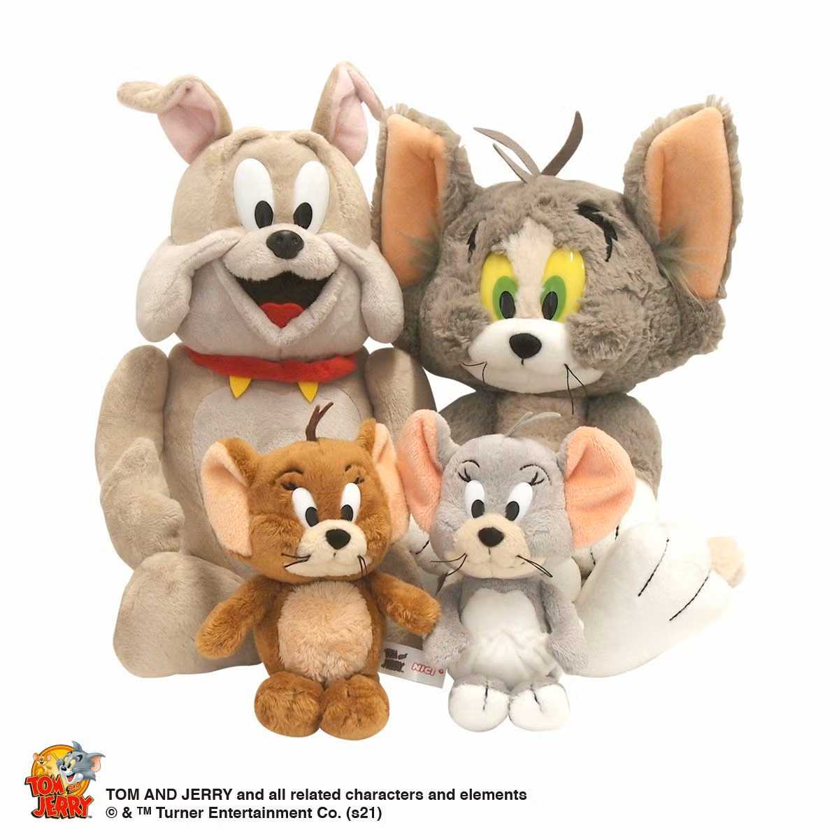 NICI トムとジェリー トム クラシック 35cm ぬいぐるみ ( ニキ ヌイグルミ ふわふわ アニマル グッズ かわいい キャラクター トムジェリ お座りタイプ もこもこ 縫いぐるみ 人形 ぬい撮り おもちゃ 玩具 子ども プレゼント )