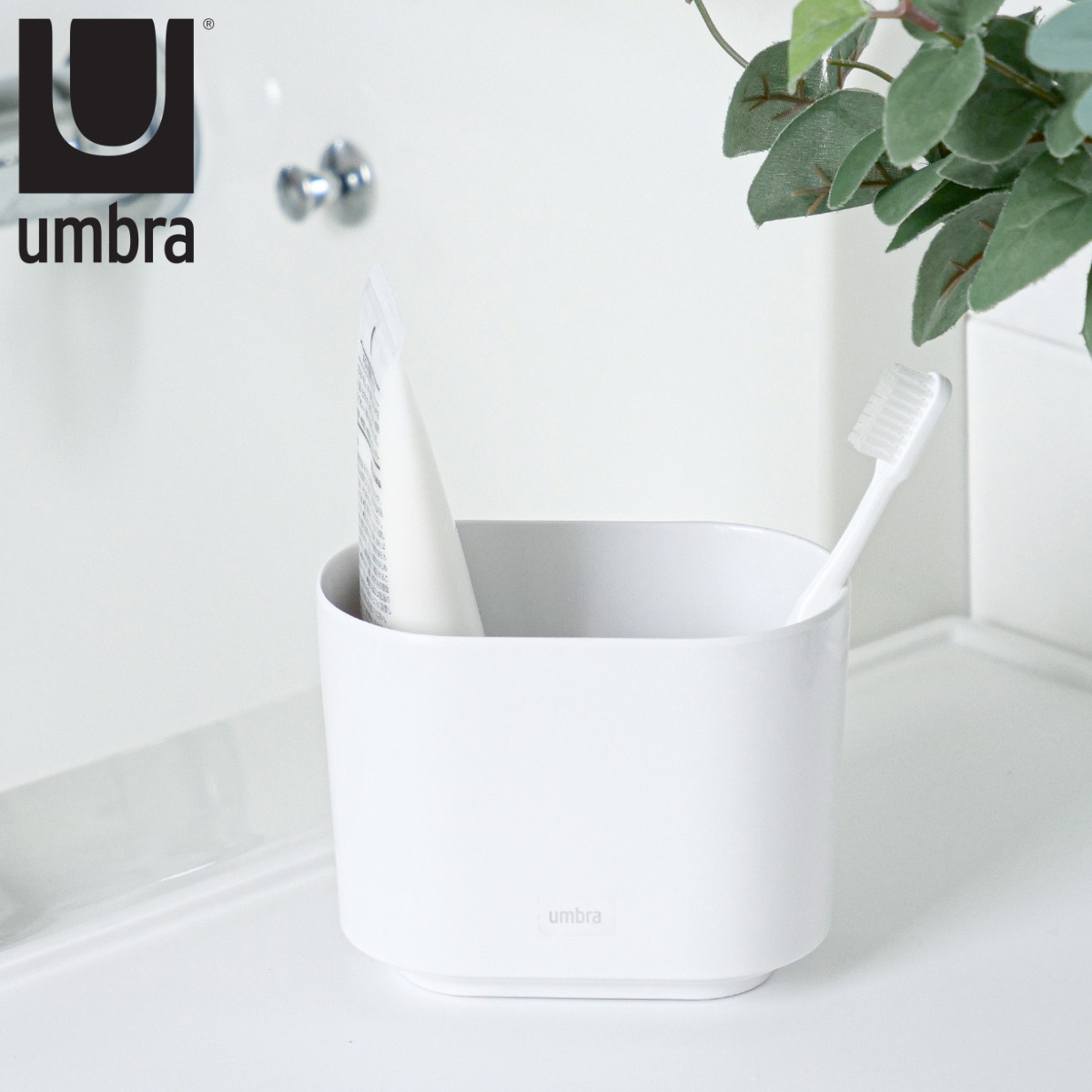 Dショッピング 歯ブラシスタンド Umbra アンブラ ステップ ホワイト 歯ブラシホルダー ハブラシ 歯ブラシ 収納 歯ブラシ立て ホルダー 歯ブラシ置き 歯磨き スタンド はみがき チューブ 歯磨き粉 洗面所 洗面収納 カテゴリ バス用品 その他の販売できる商品