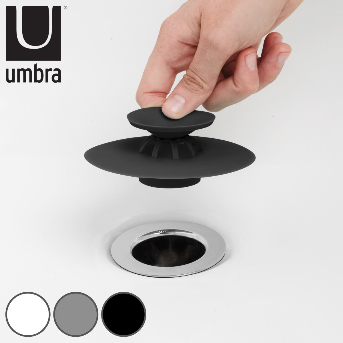 排水口ごみ受け umbra アンブラ フレックス ドレインストッパー
