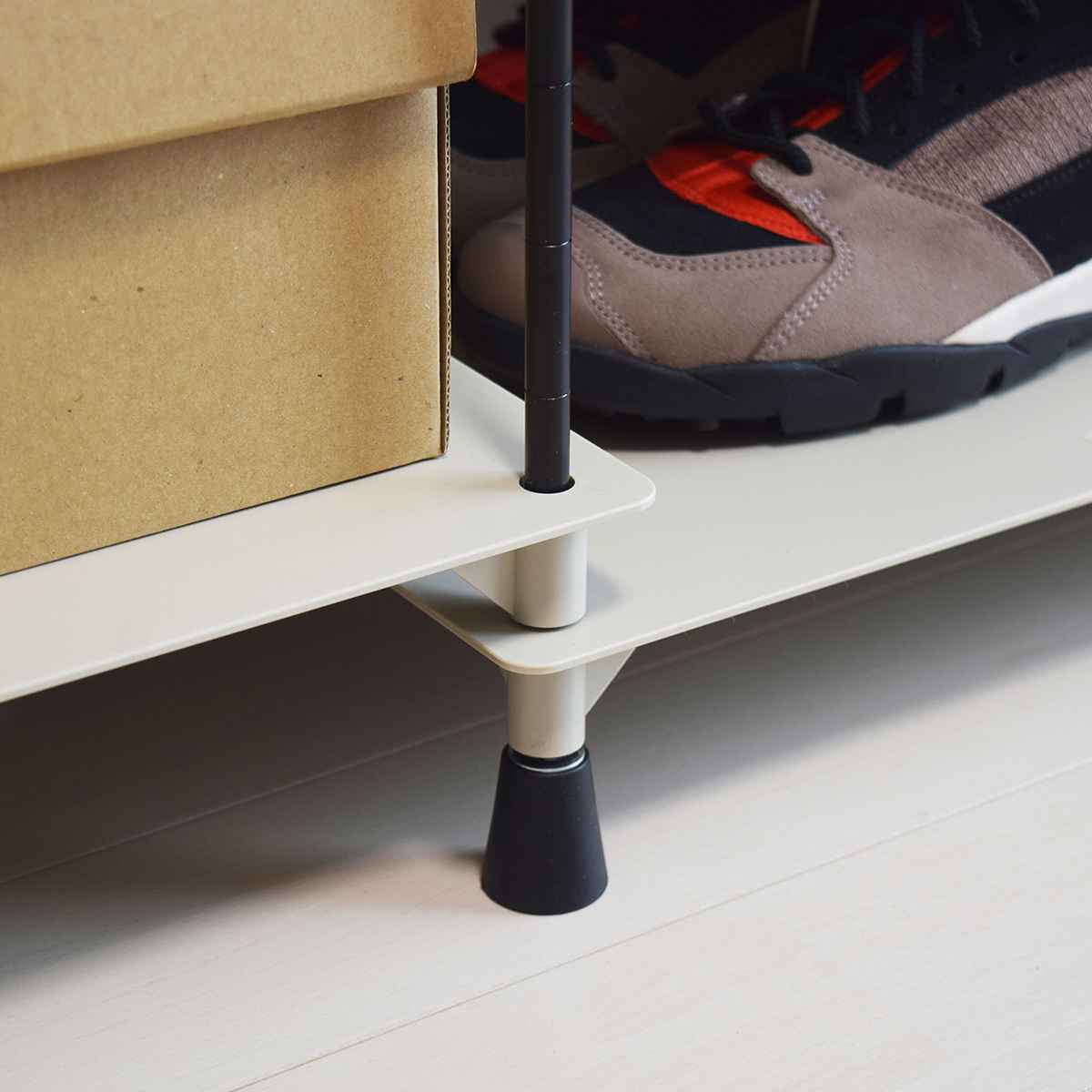 フット 2個セット シューズラック bcl 専用パーツ ( パーツ パーツのみ 追加パーツ スニーカー 収納 シューズボックス 靴箱 靴棚 下駄箱 靴収納 玄関 収納棚 部品 靴 ディスプレイ 見せる収納 コレクション 2個 組み合わせ )