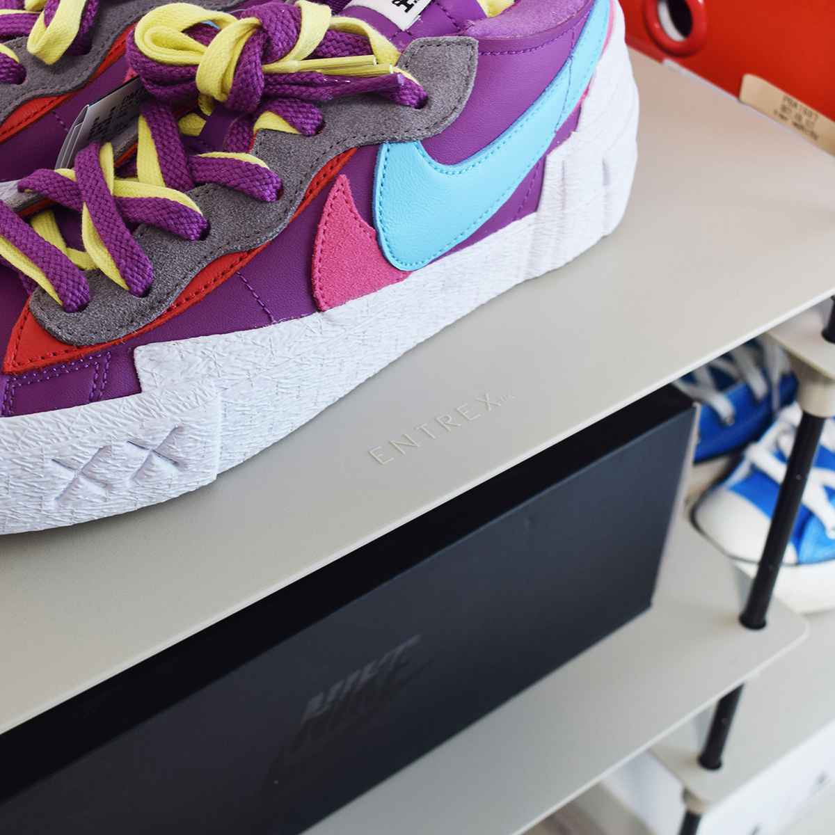 シューズラック bcl 7段 組み合わせ自由 ( スニーカー 収納 シューズボックス 靴箱 靴棚 下駄箱 靴収納 玄関 収納棚 組合せ 靴 ディスプレイ 見せる収納 コレクション 組み合わせ )