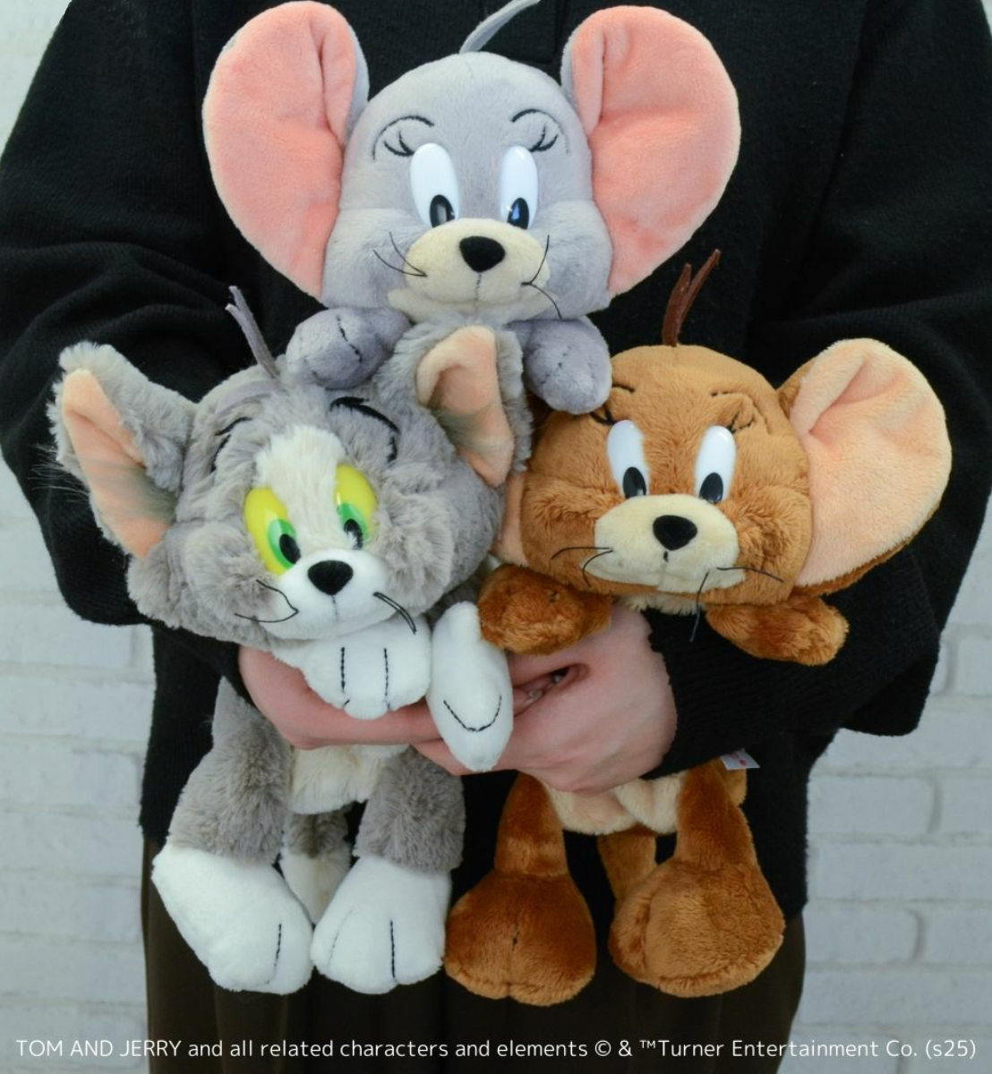 筆箱 フィギュアポーチ NICI トムとジェリー ぬいぐるみ ( ニキ ポーチ トム ジェリー タフィー 小物入れ マスコット ペンポーチ 文房具 キャラクター 中学生 高校生 アニマル 動物 ギフト プレゼント グッズ ) 【タフィー】 タフィー