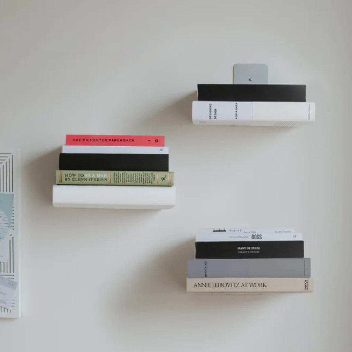 棚 壁 コンシール S 3個入り シルバー 幅14×奥行13×高さ14cm ( Umbra アンブラ ブックシェルフ 飾り棚 壁面収納 ディスプレイ ウォールシェルフ シェルフ 壁面 収納 ディスプレイラック おしゃれ リビング 玄関 見せる収納 )