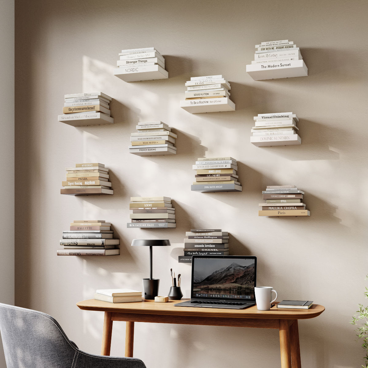 棚 壁 コンシール L 3個入り シルバー 幅18×奥行17×高さ14cm ( Umbra アンブラ ブックシェルフ 飾り棚 壁面収納 ディスプレイ ウォールシェルフ シェルフ 壁面 収納 ディスプレイラック おしゃれ リビング 玄関 見せる収納 )