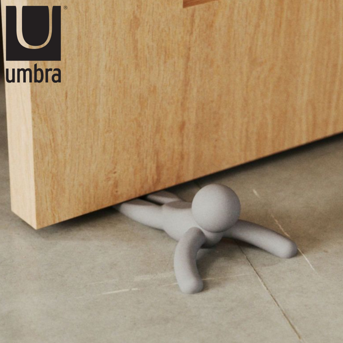 Umbra バディー ドアストッパー ( 室内 玄関 ドア 扉ストッパー かわいい インテリア ゴム ラバー おしゃれ 人型 人 デザイン ドアキーパー ドアストップ 社内 オフィス 会社 店舗 サロン )