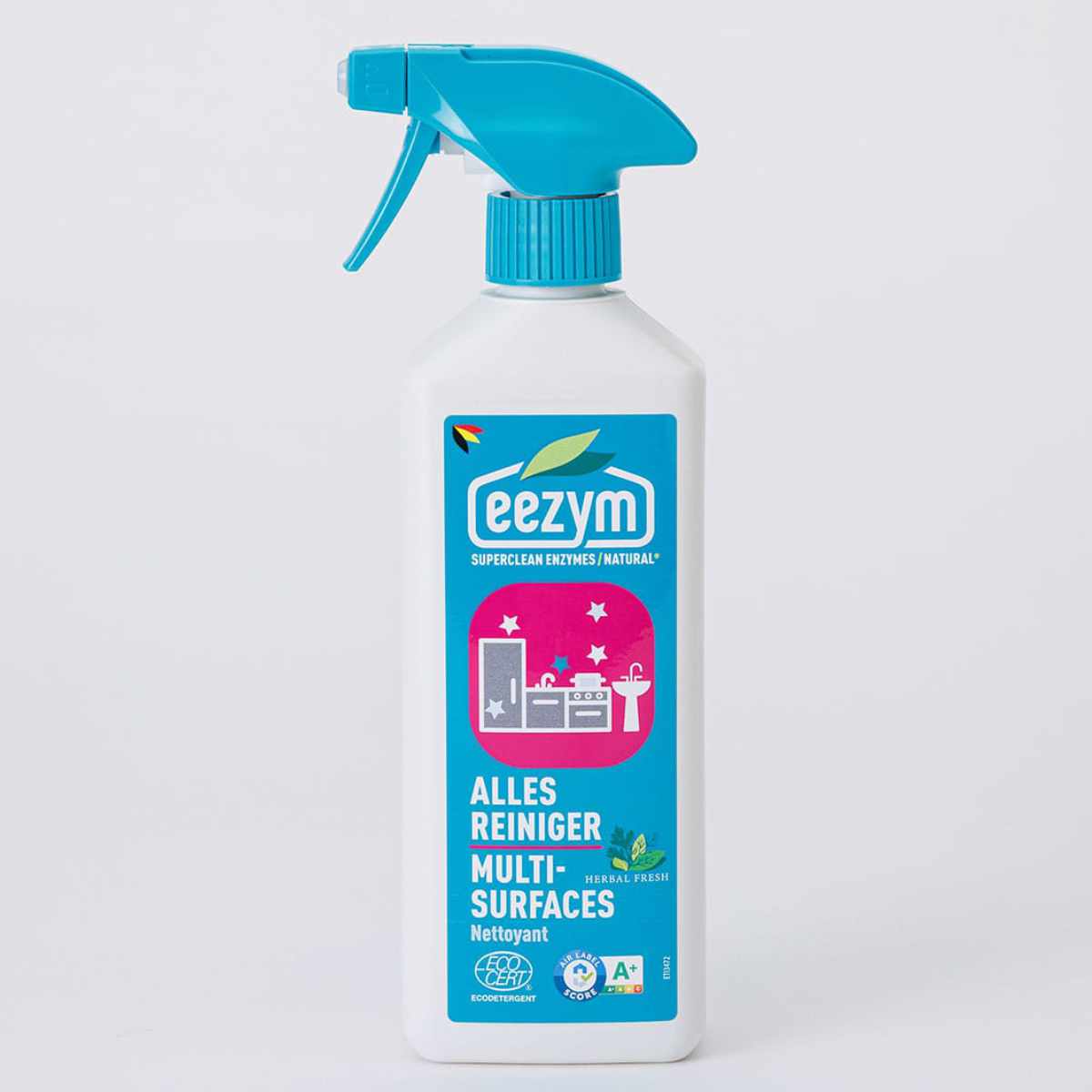 洗剤 eezym 酵素洗剤 マルチクリーナー ハーバルフレッシュ ( 家庭用洗剤 酵素 中性洗剤 スプレー マルチ ベルギー製 掃除 床 壁 タイル 家具 浴室 キッチン 掃除用品 掃除用洗剤 )