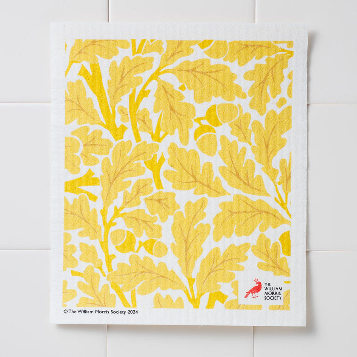 スポンジ オークツリー 吸水 エコンフォートハウス ウィリアムモリス 作業台 おしゃれ ( スポンジワイプ ふきん ウィリアム・モリス柄 北欧 ダスター 水切り 掃除 スウェーデン 万能 吸収力 キッチン掃除 洗える 煮沸OK )