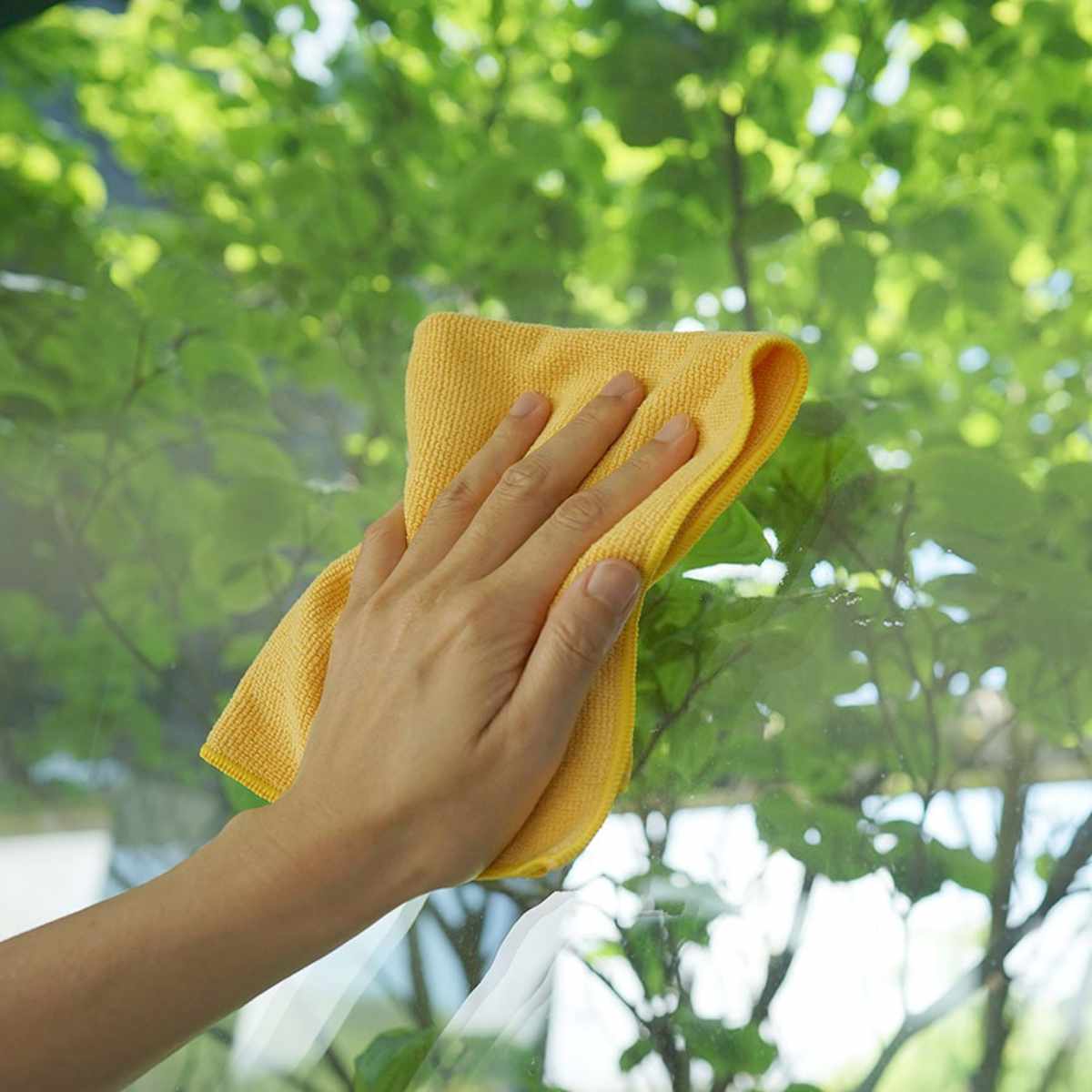 ふきん ニットクロス 掃除 水だけで簡単 洗濯機OK 多用途 ( クロス 掃除用 雑巾 水だけでOK 拭き掃除 ほこり取り 家電掃除 丈夫 掃除用品 掃除グッズ ) 【レッド】 レッド