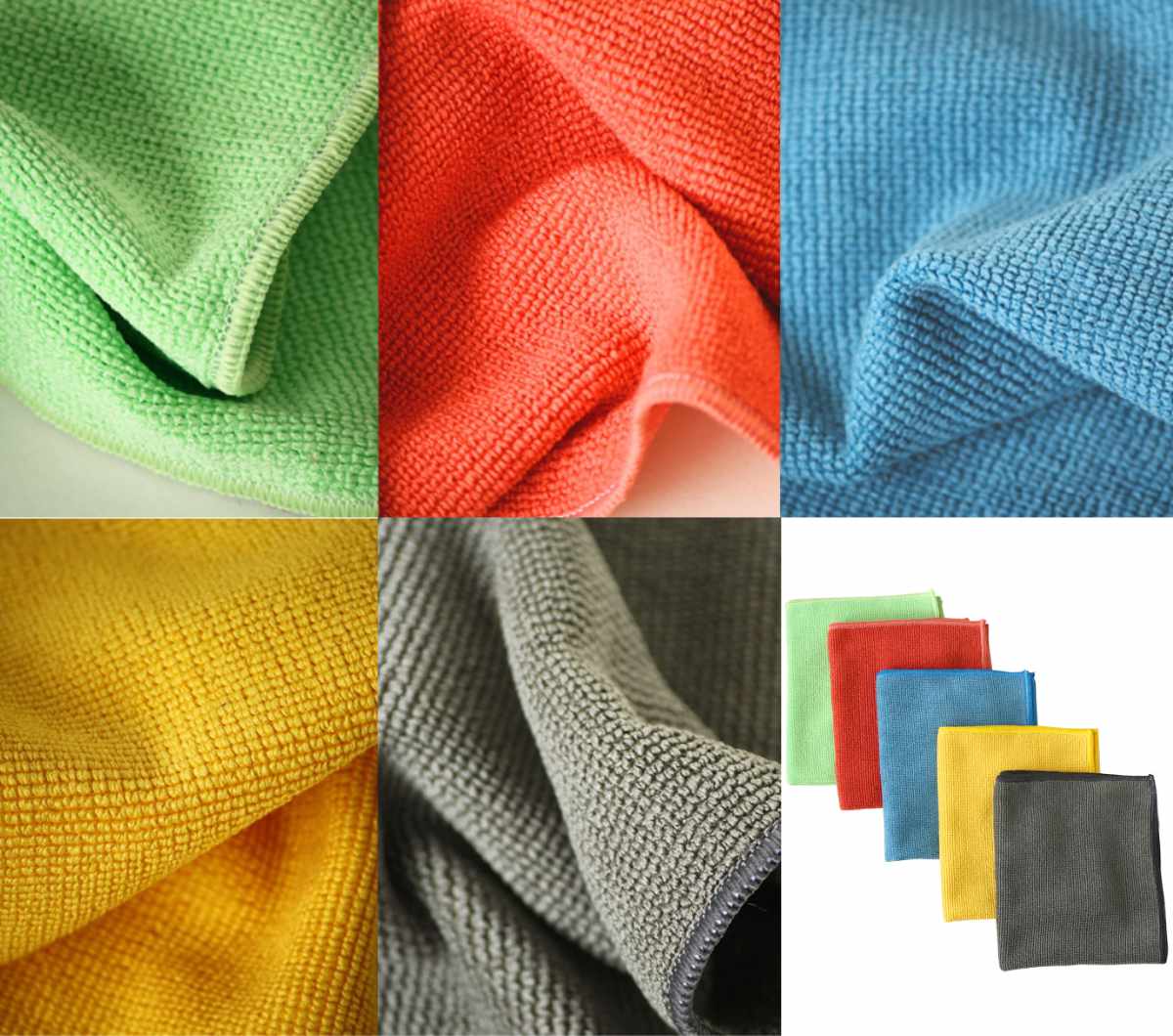 ふきん ニットクロス 掃除 水だけで簡単 洗濯機OK 多用途 ( クロス 掃除用 雑巾 水だけでOK 拭き掃除 ほこり取り 家電掃除 丈夫 掃除用品 掃除グッズ ) 【レッド】 レッド