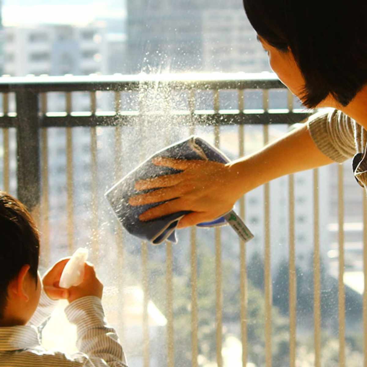 ふきん ニットクロス 掃除 水だけで簡単 洗濯機OK 多用途 ( クロス 掃除用 雑巾 水だけでOK 拭き掃除 ほこり取り 家電掃除 丈夫 掃除用品 掃除グッズ ) 【レッド】 レッド