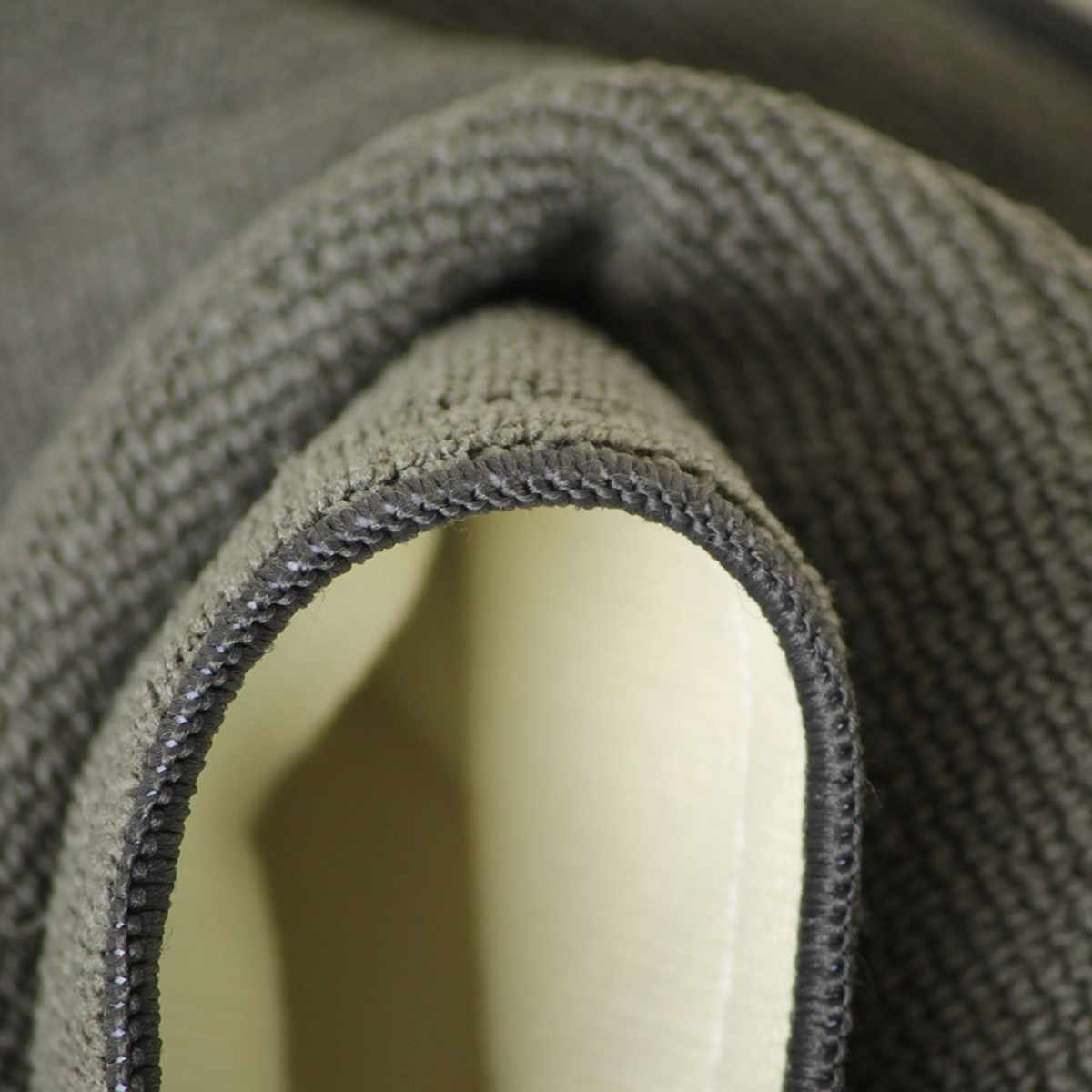 ふきん ダブルクロス 両面色違い 掃除 水だけで簡単 洗濯機OK 多用途 ( 手袋タイプ クロス 掃除用 雑巾 水だけでOK 拭き掃除 ほこり 鏡 掃除用品 掃除グッズ ) 【グレークリーム】 グレークリーム