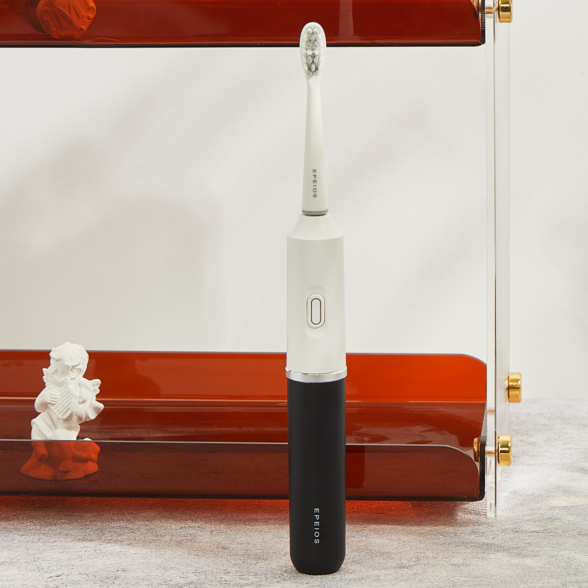 電動ハブラシ EPEIOS Okare! Go トラベル 電動歯ブラシ 充電式 ET006 ( 電動 歯ブラシ USB充電 バッテリー 長持ち IPX7防水 丸洗いOK 振動 歯磨き はみがき ハブラシ はぶらし 電動歯磨き 持ち運び ケース付き 携帯用 旅行 出張 ) 【ブラック】 ブラック