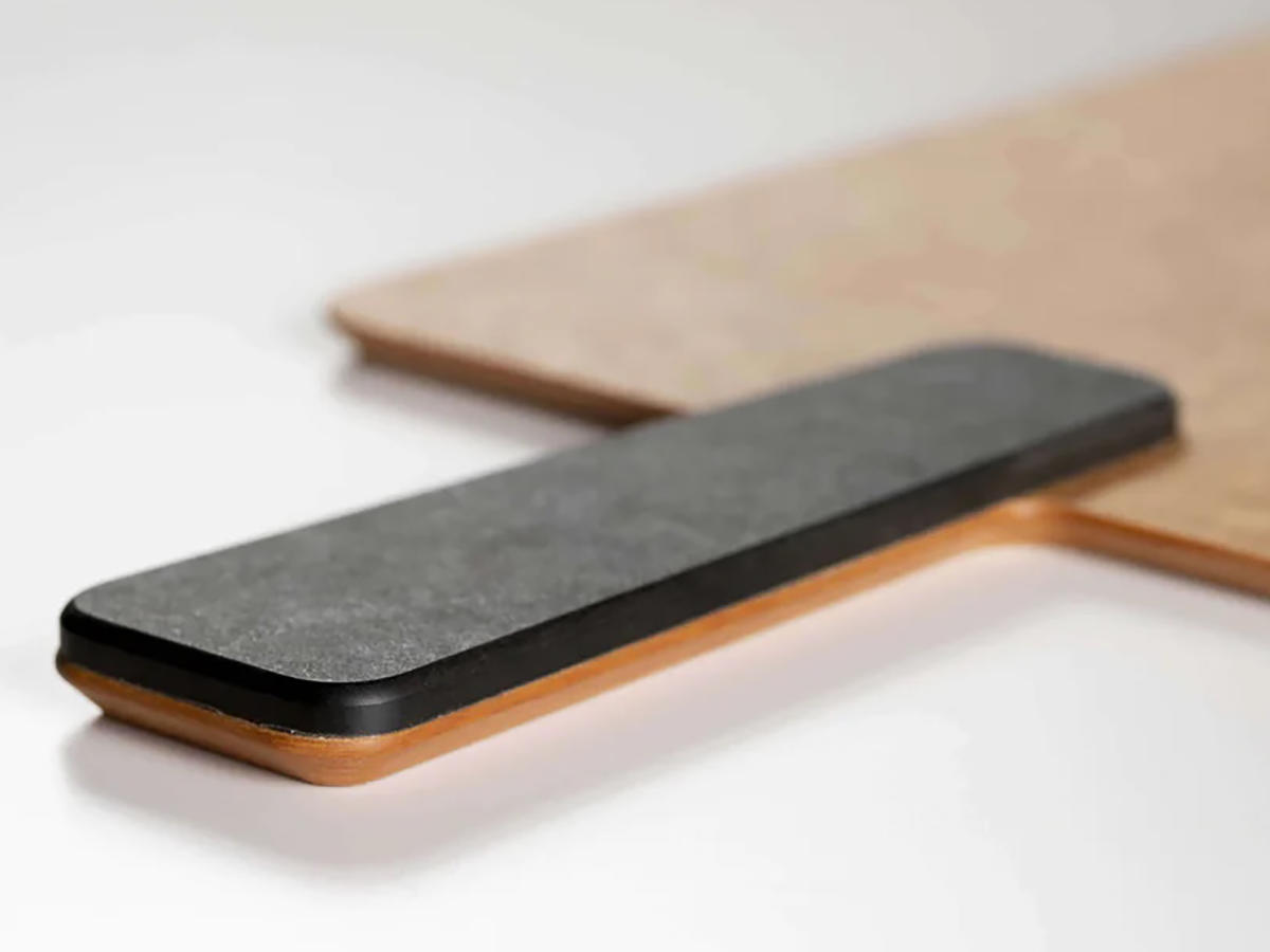 エピキュリアン 持ち手付きカッティングボード M 木製 ハンディボード まな板 ( まないた マナイタ 俎板 Mサイズ 薄型 軽量 食洗機対応 キッチン おしゃれ 天然木 繊維 合成 トレー プレート 取っ手 両面使用 下ごしらえ 調理用品 ) 【ナチュラル】 ナチュラル