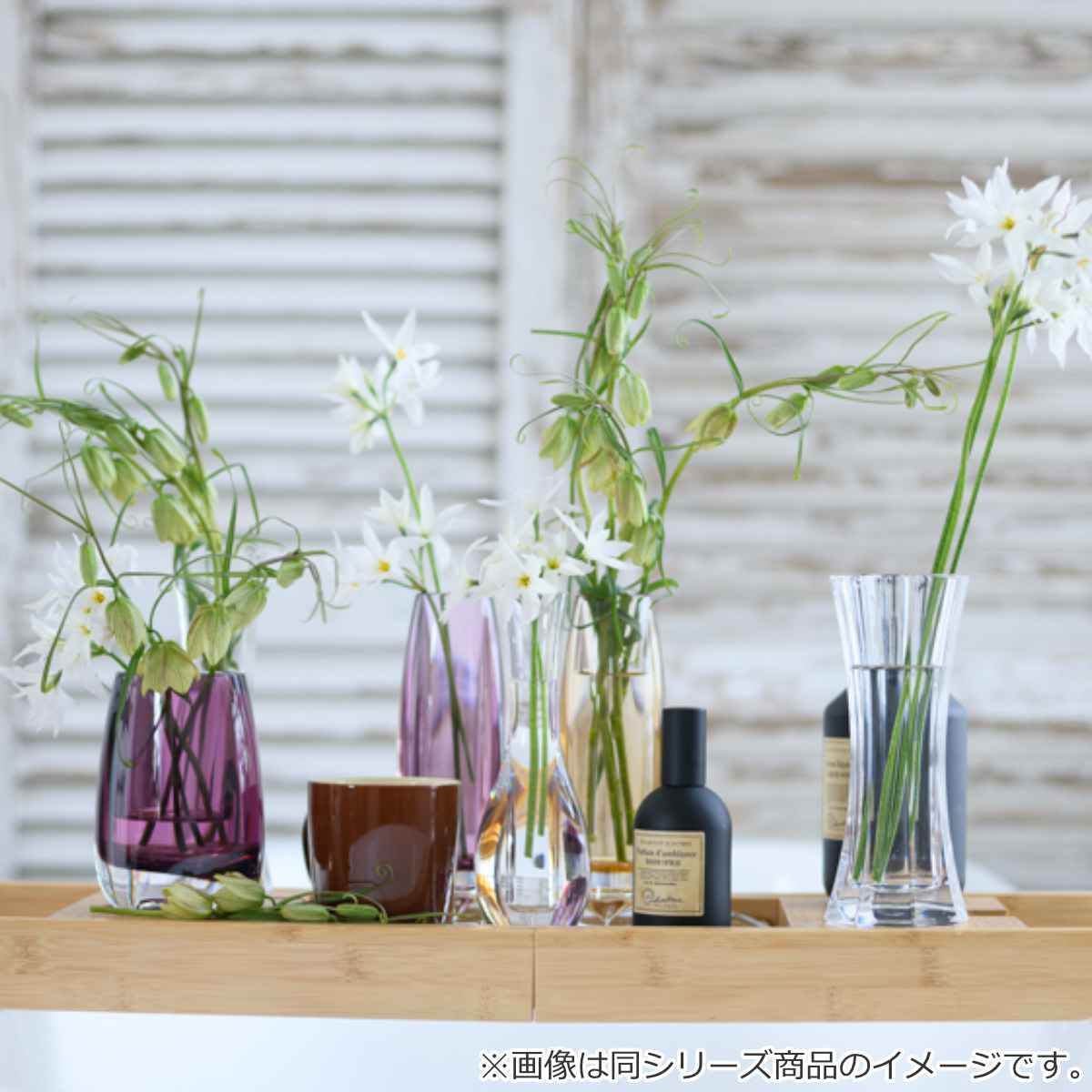 【色: クリア+金縁-28cm】花瓶 ガラス製 フラワーベース おしゃれ 花器