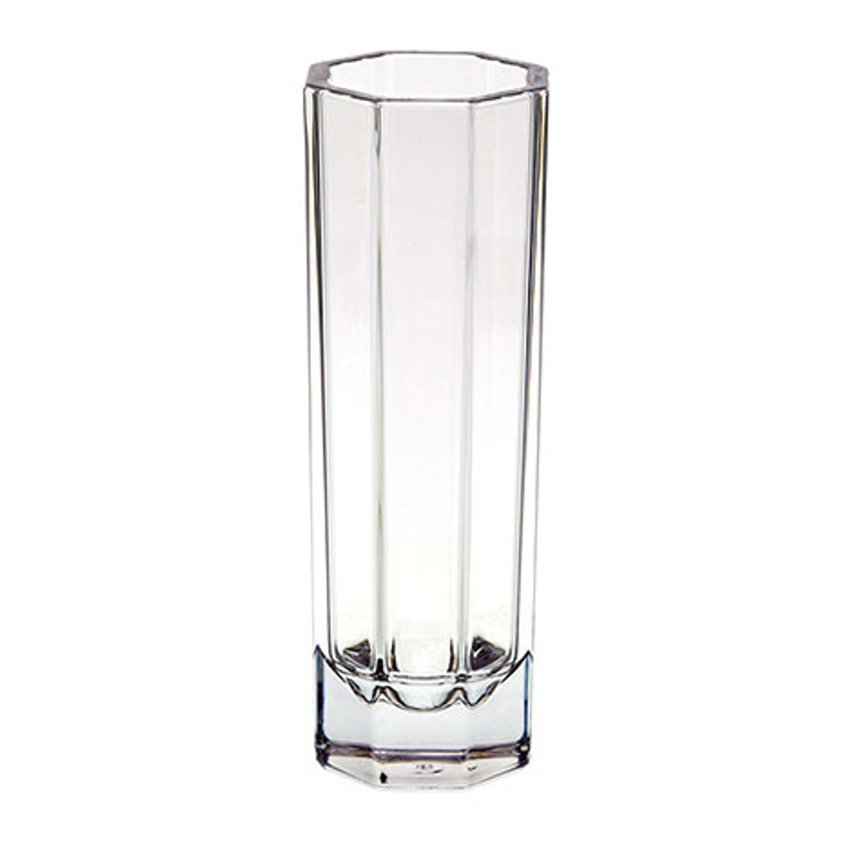 花瓶 割れないガラス PVストレートオクタゴン