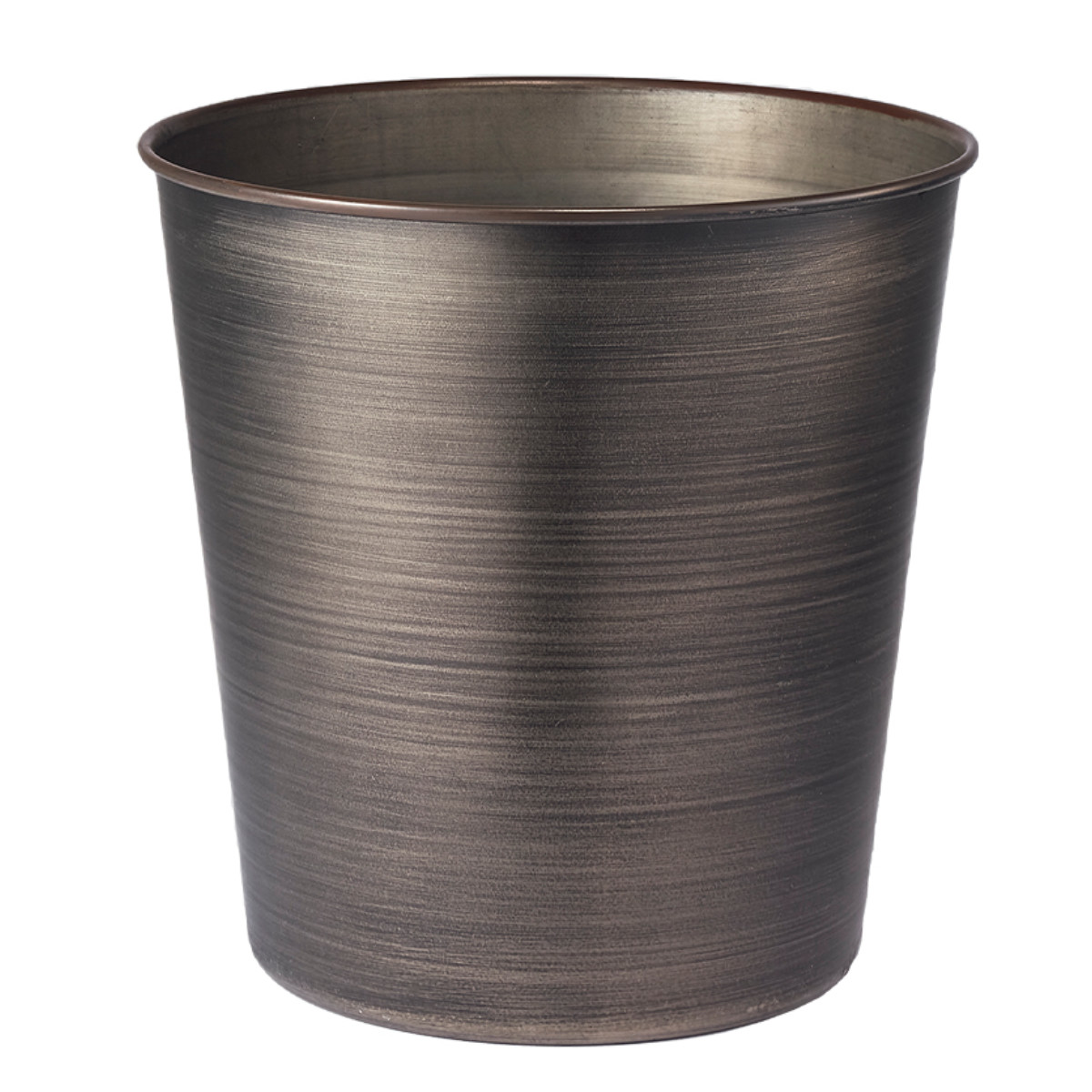 プランター MC円錐ポット 直径20×高さ20cm アイアン ( 植木鉢 プラントポット 植物用ポット 花瓶 花びん 花器 鉢カバー ポット 丸 円すい 卓上 スタンド 置く 植物 花 観葉植物 多肉植物 サボテン 園芸 直植え インテリア ) 【ブラック】 ブラック