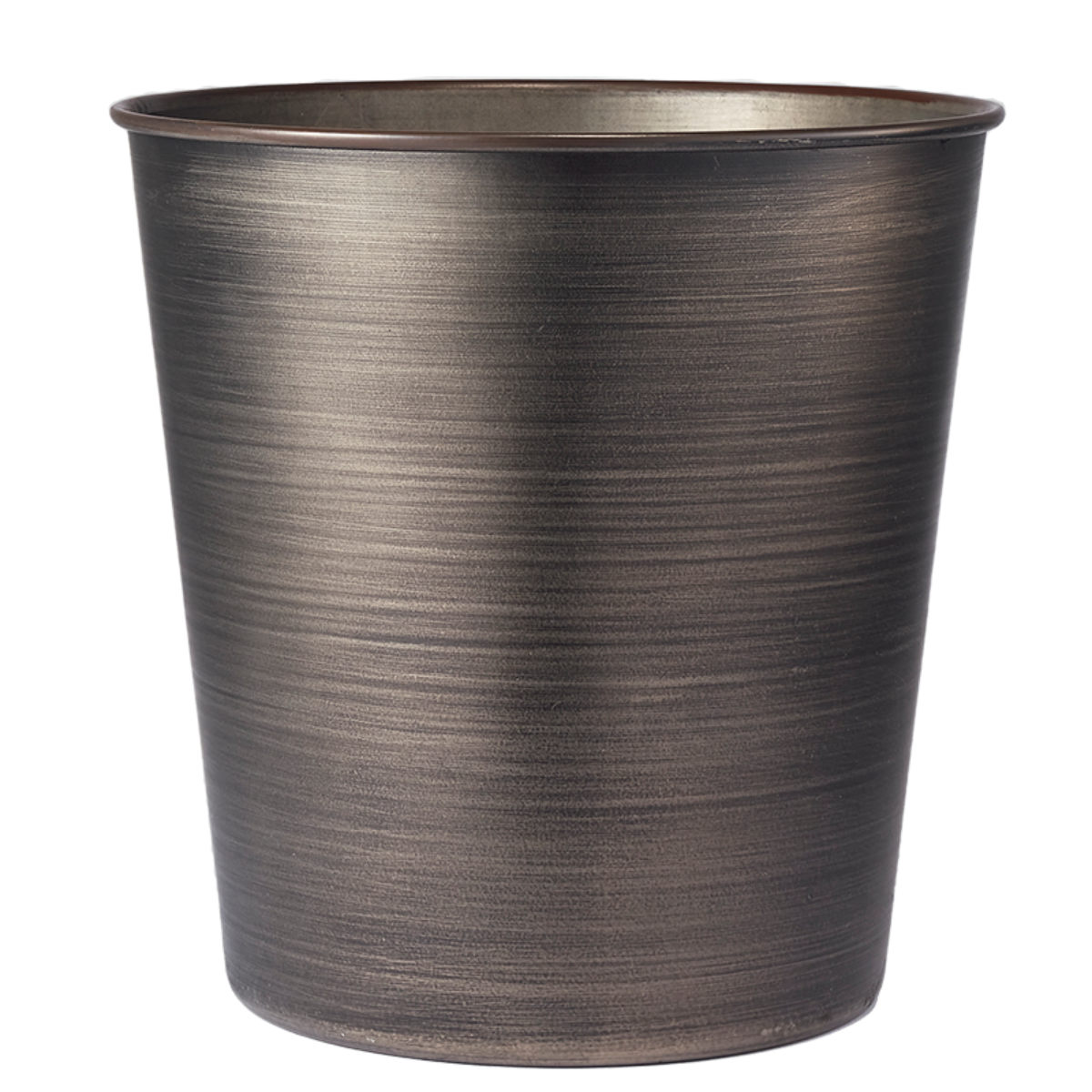 プランター MC円錐ポット 直径20×高さ20cm アイアン ( 植木鉢 プラントポット 植物用ポット 花瓶 花びん 花器 鉢カバー ポット 丸 円すい 卓上 スタンド 置く 植物 花 観葉植物 多肉植物 サボテン 園芸 直植え インテリア ) 【ブラック】 ブラック