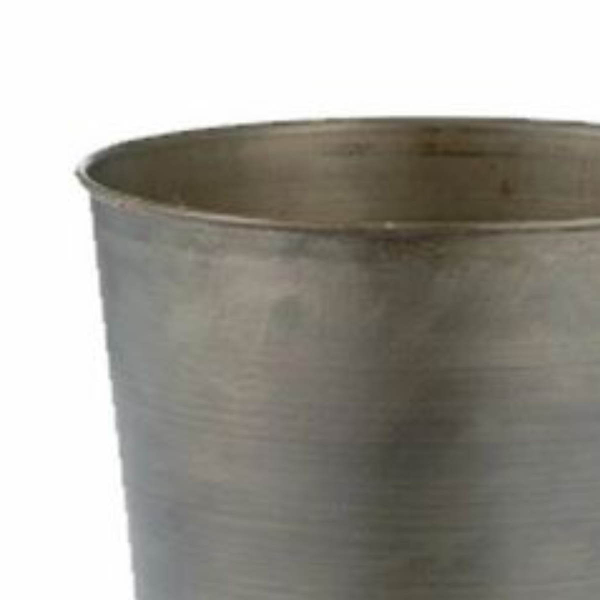 プランター MC円錐ポット 直径20×高さ20cm アイアン ( 植木鉢 プラントポット 植物用ポット 花瓶 花びん 花器 鉢カバー ポット 丸 円すい 卓上 スタンド 置く 植物 花 観葉植物 多肉植物 サボテン 園芸 直植え インテリア ) 【ブラック】 ブラック