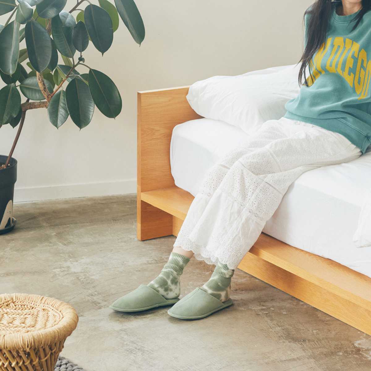 スリッパ ルームズイージーウォッシュ ウルトラスエード M L 22.5~27.0cm 洗える ( ルームシューズ 室内 来客用 人工皮革 ユニセックス EVAソール スエード調 合皮 トイレ サロン おしゃれ レディース メンズ オールシーズン ) 【トープ M】 トープ M