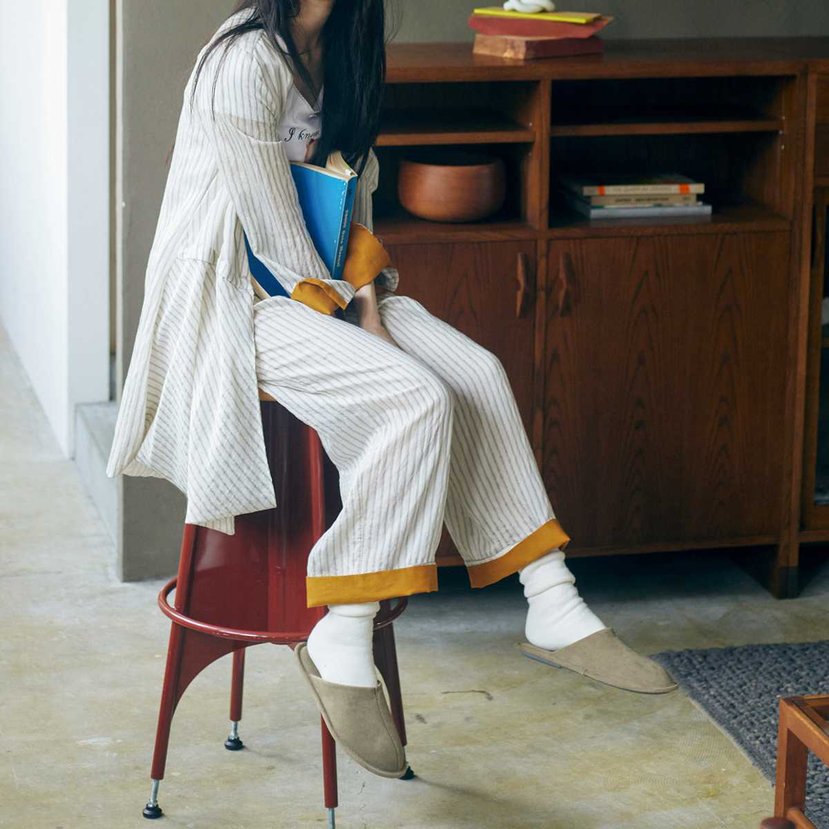 スリッパ ルームズイージーウォッシュ ウルトラスエード M L 22.5~27.0cm 洗える ( ルームシューズ 室内 来客用 人工皮革 ユニセックス EVAソール スエード調 合皮 トイレ サロン おしゃれ レディース メンズ オールシーズン ) 【トープ M】 トープ M