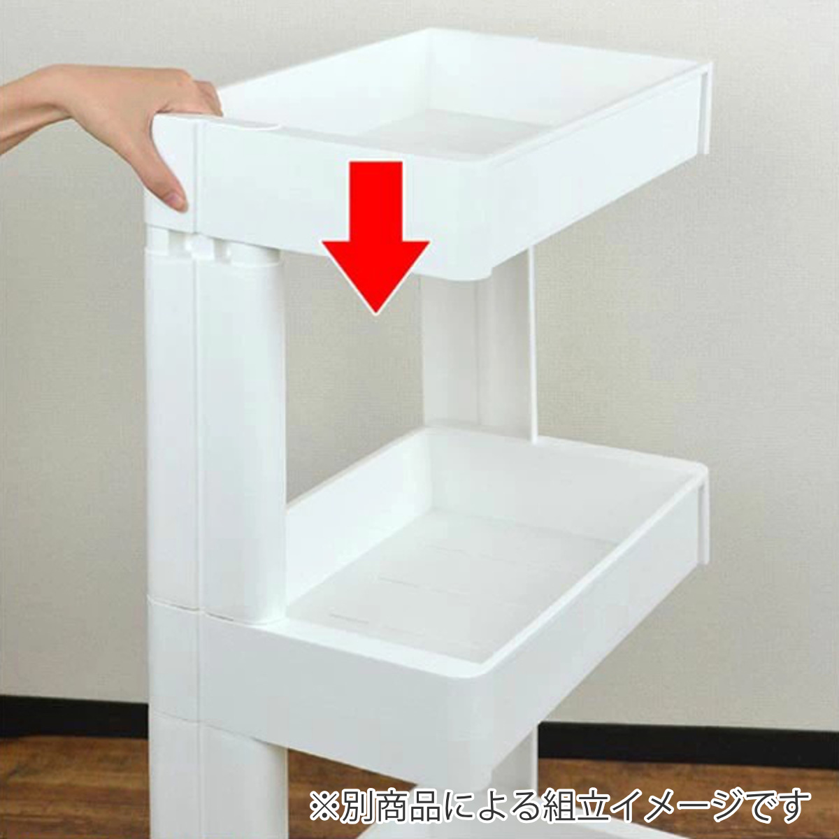 dショッピング |キッチンワゴン スマートワゴン Fit W350 2段